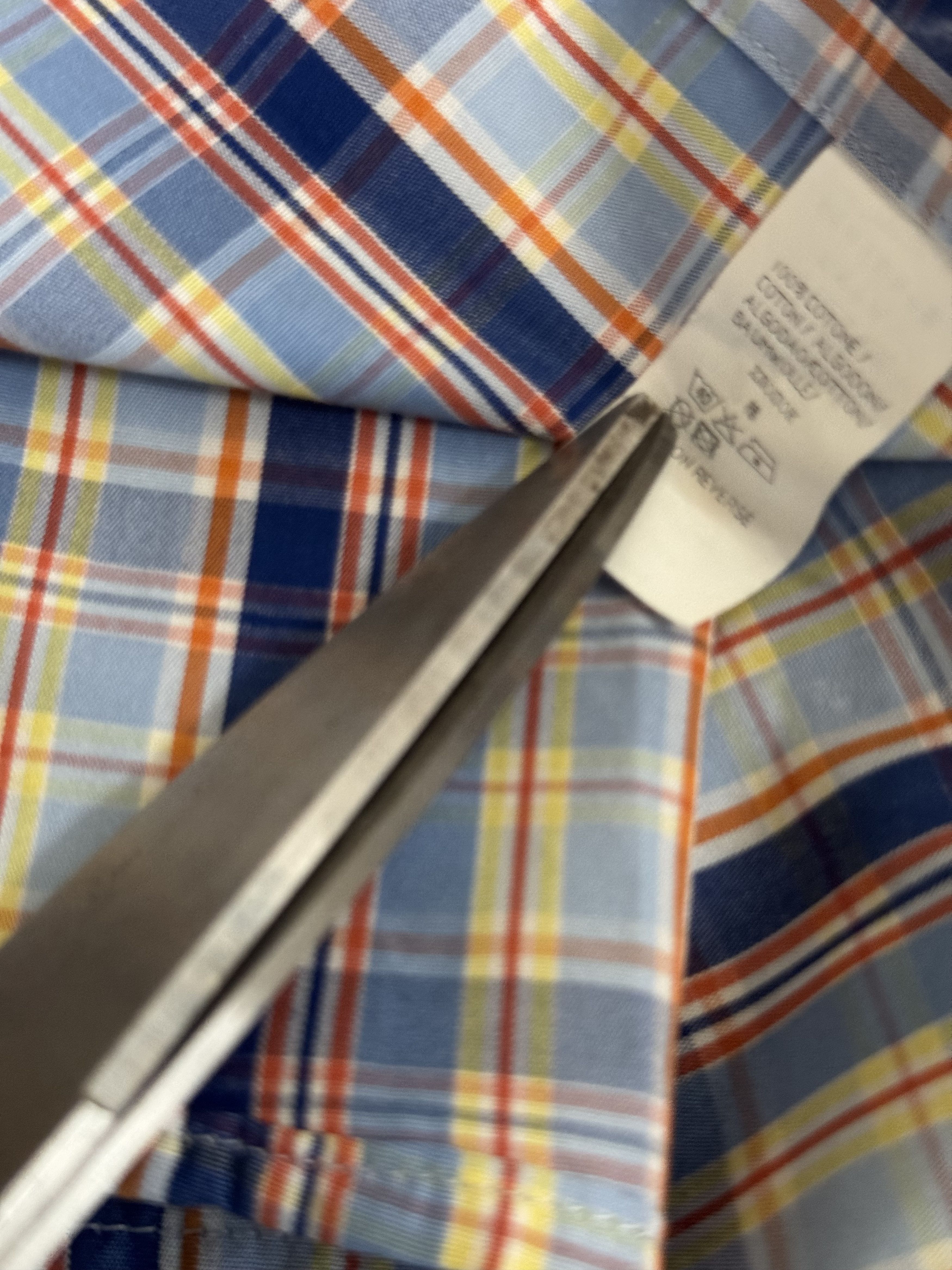 Paul & Shark Paul & Shark Yachting Mens S Blue Plaid Button Down Shirt Size US S / EU 44-46 / 1 - 7 Thumbnail
