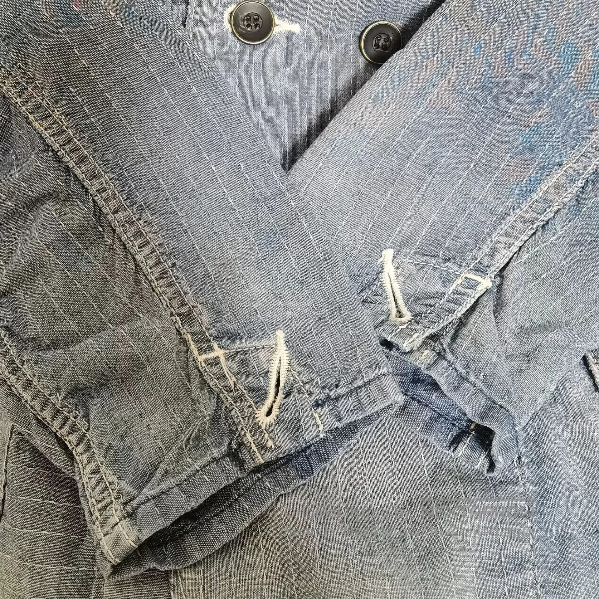 FunSet of Art FUNSET OF ART Japanese Washed Sashiko Denim Jacket. Size US M / EU 48-50 / 2 - 6 Thumbnail