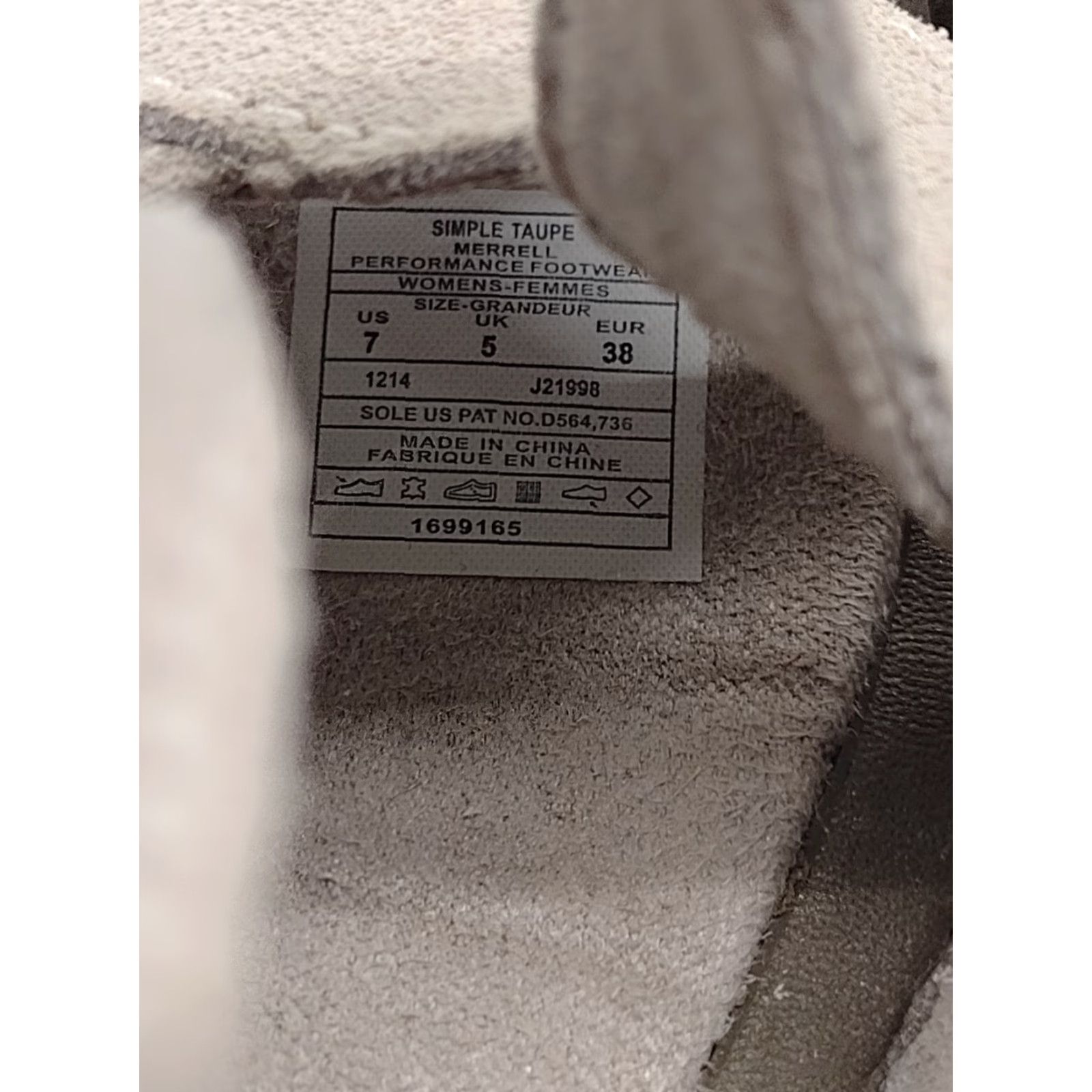 Merrell Merrell Women's Revalli Wedge Sandal Taupe 7 Comfort Slingback Slide Low Heel Size US 5 / IT 35 - 7 Thumbnail