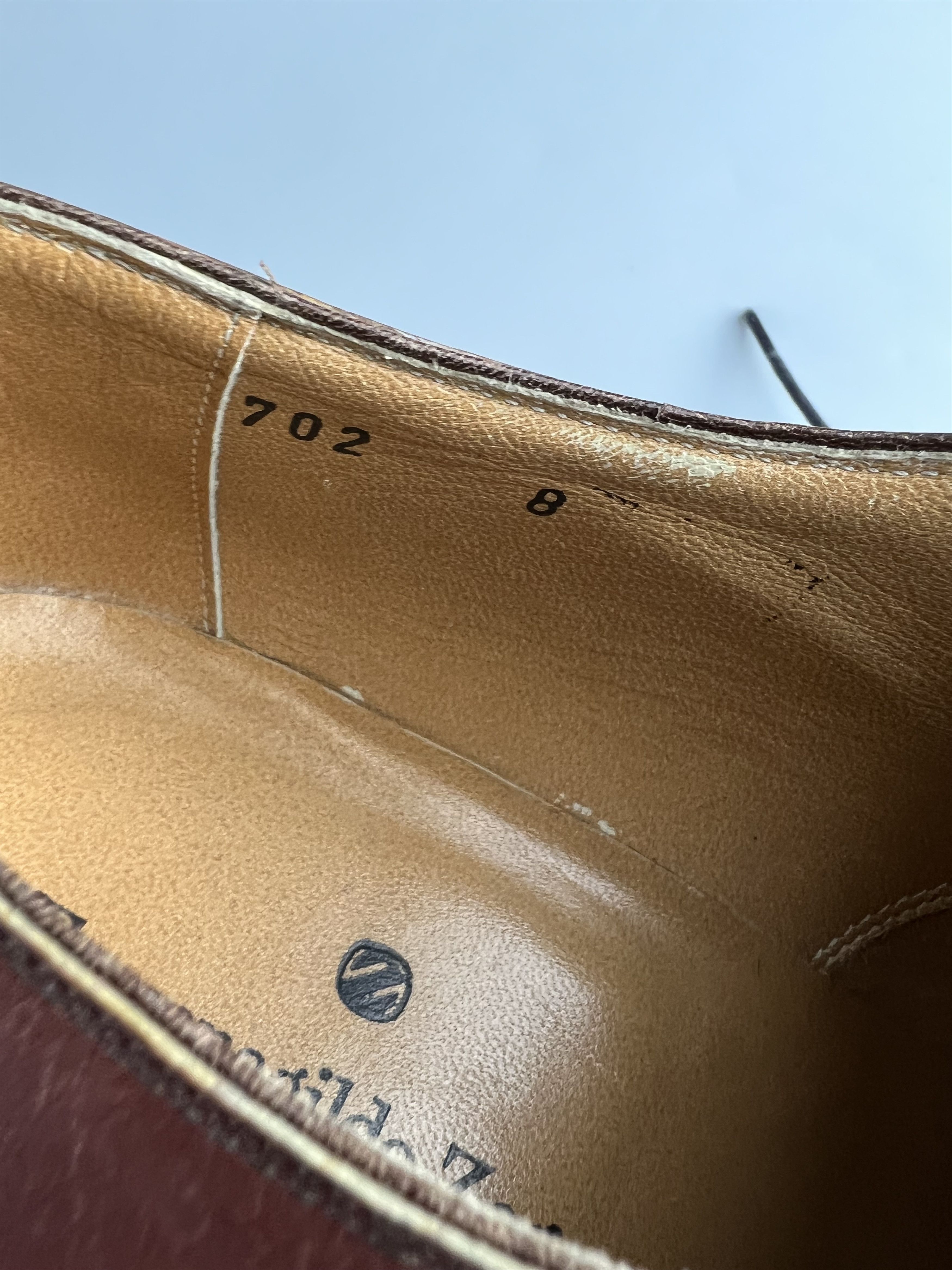 Ermenegildo Zegna Ermenegildo Zegna Brown Oxford Shoes Size US 9 / EU 42 - 9 Thumbnail