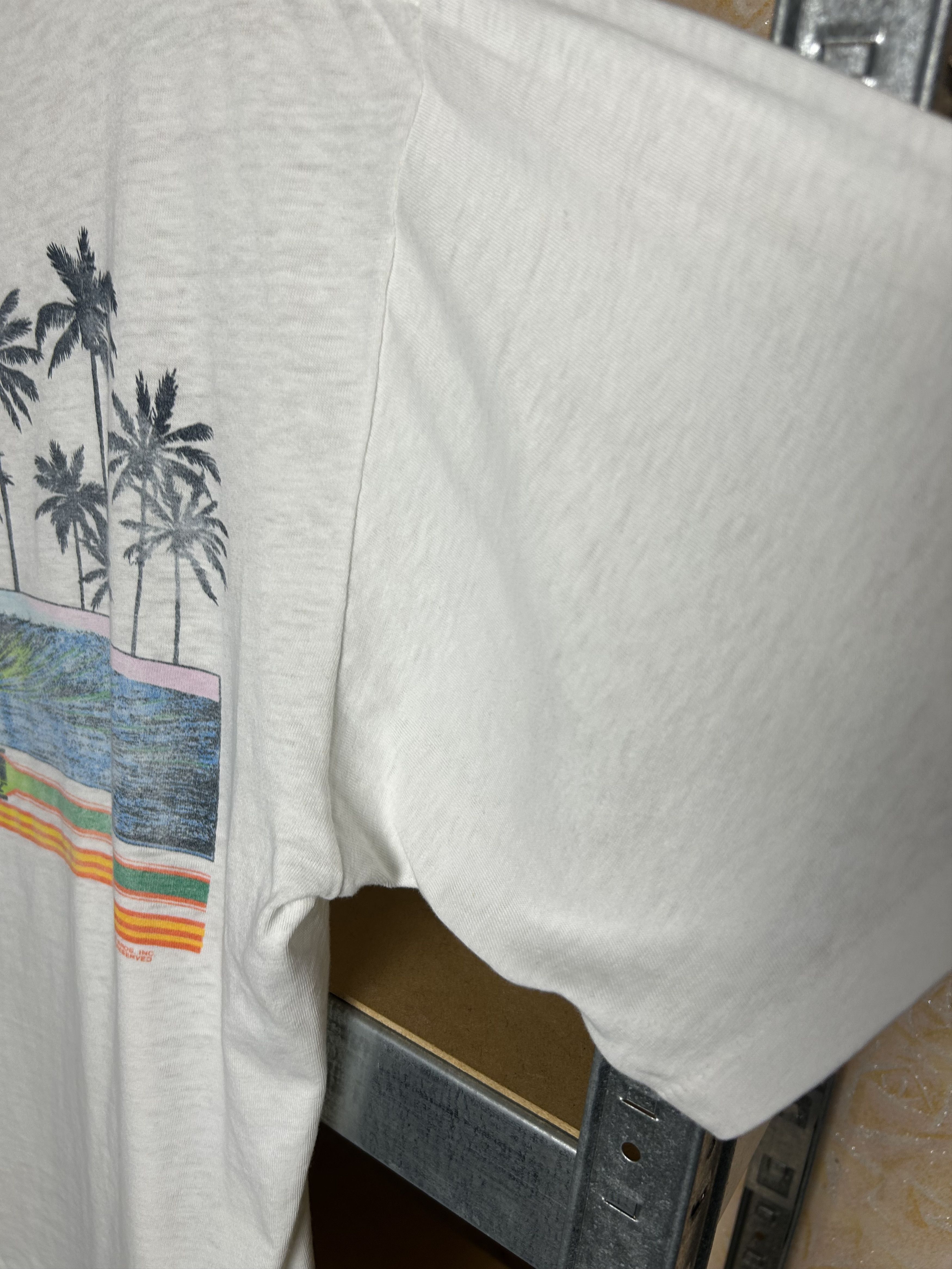 Vintage Vintage 80s Big Wednesday Warner Bros Movie T-shirt Size US XL / EU 56 / 4 - 10 Thumbnail