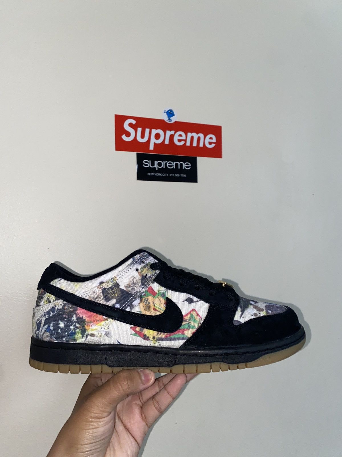 Supreme Nike SB Dunk Low Supreme Rammellzzee | Grailed