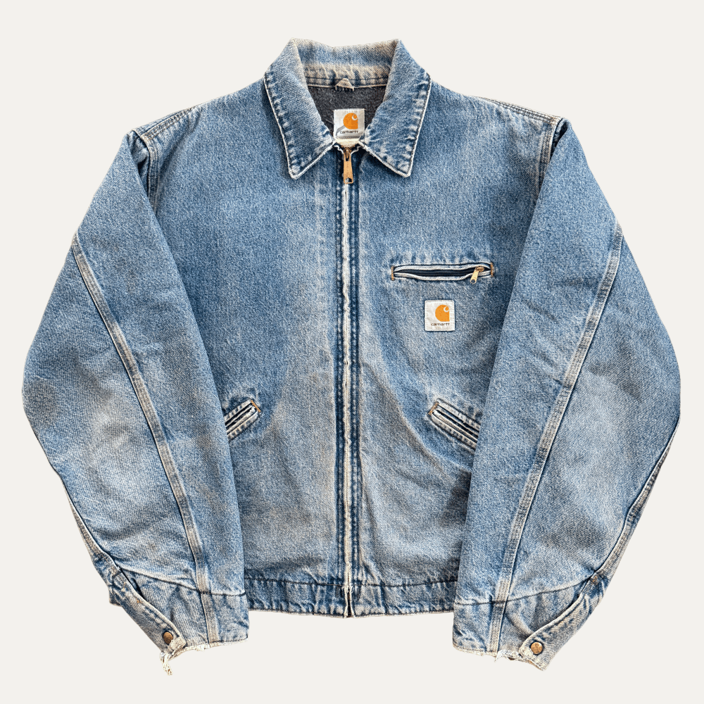 Carhartt RARE Vintage Carhartt J110 DST Denim Detroit Jacket, XL Size US XL / EU 56 / 4 - 1 Thumbnail