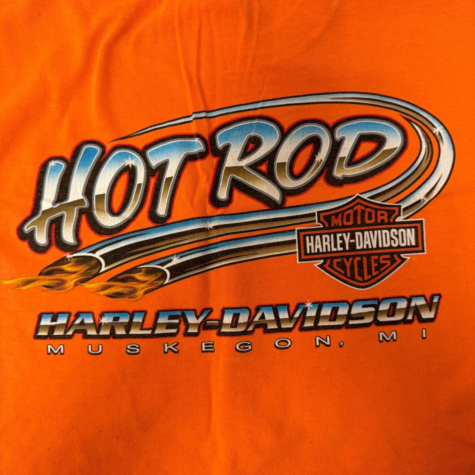 Harley Davidson H-D Motorcycle HOT ROD Biker Streetwear T Shirt Size US XXL / EU 58 / 5 - 1 Thumbnail