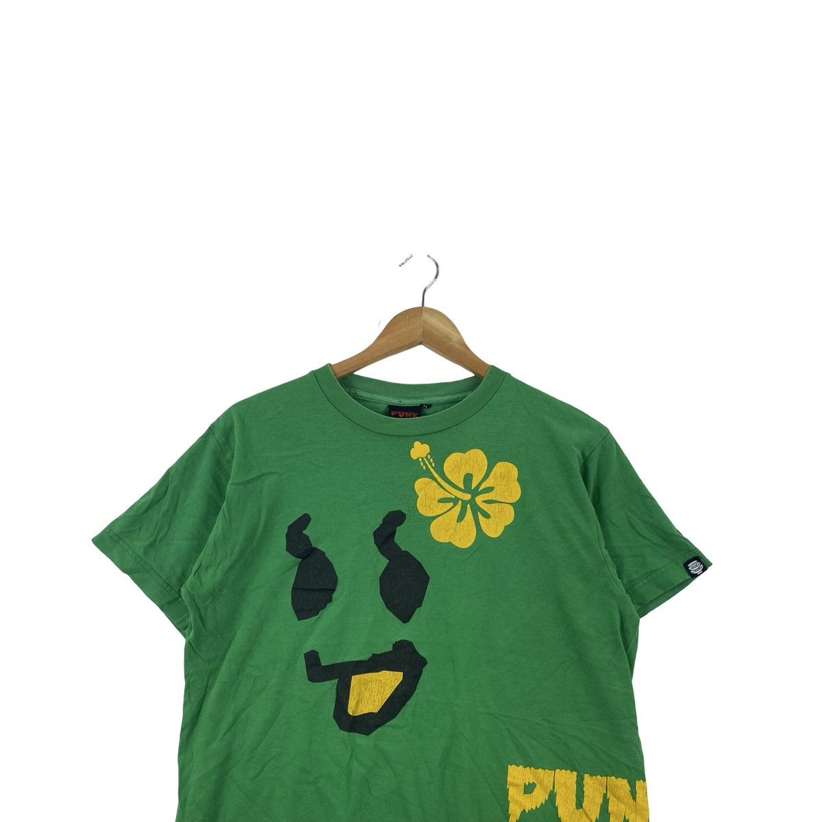 Other PUNK DRUNKERS Graphic Face Hibiscus Logo Streetwear Tee Size US M / EU 48-50 / 2 - 2 Thumbnail