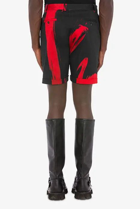 Moschino o1y0225 Short in Red/Black Size US 34 / EU 50 - 4 Thumbnail