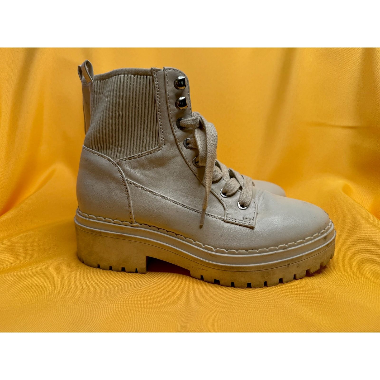 Other Indigo Rd Boot Women's Size 7M Lace Up Beige Size US 7 / IT 37 - 3 Thumbnail