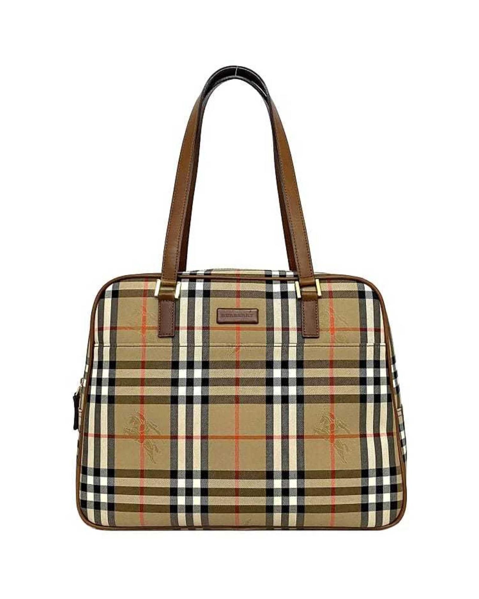 image of Burberry Camel Synthetic Bag, Women's