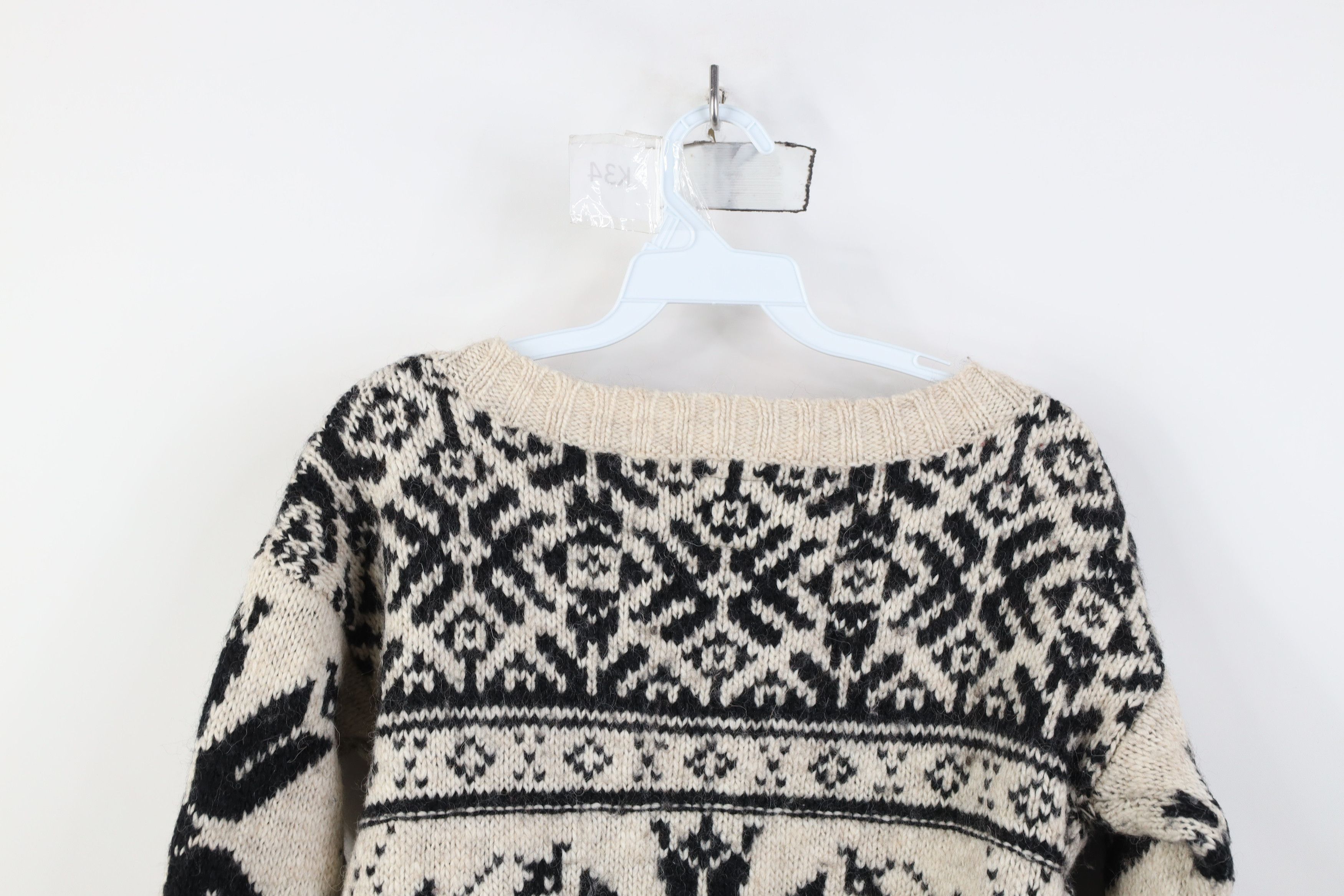 American Eagle Outfitters Vintage Y2K American Eagle Snowflake Wool Alpaca Sweater Size M / US 6-8 / IT 42-44 - 10 Thumbnail