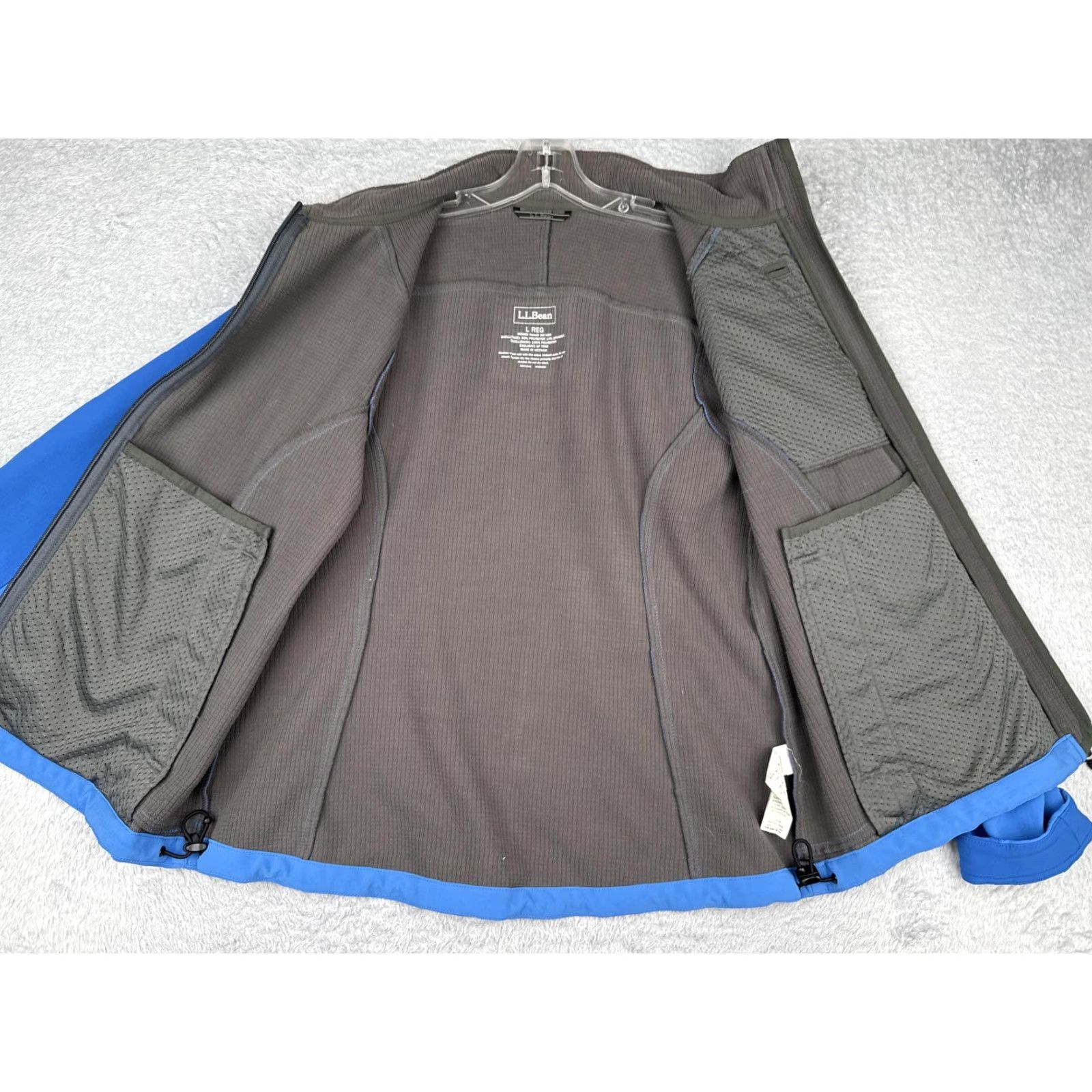 Vintage L.L.Bean Jacket Womens Large Blue Softshell Full Zip Pockets Hiking Outdoors Size L / US 10 / IT 46 - 2 Thumbnail