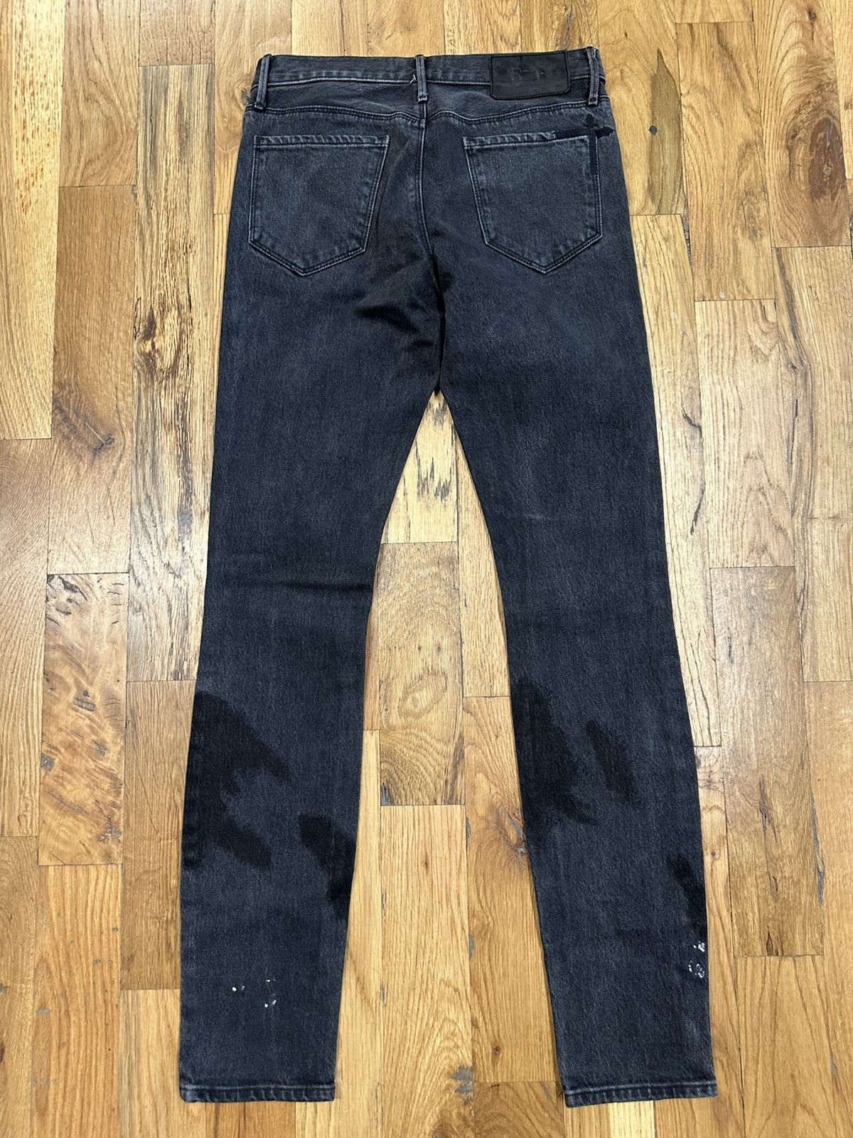 Rta Rta Paint Splatter Black Denim Jeans Size 28 Size US 28 / EU 44 - 2 Thumbnail