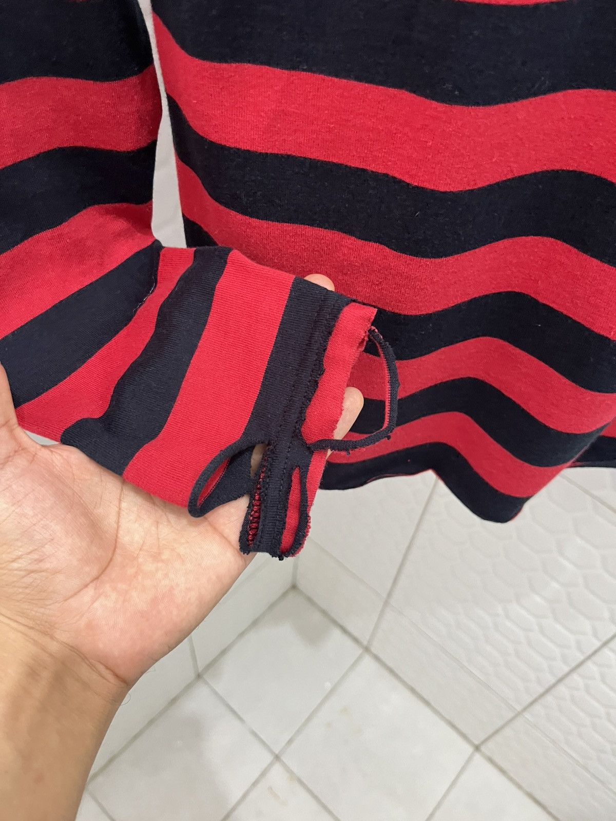 Comme des Garcons Comme des Garcons Distressed Grunge Longsleeve Size US S / EU 44-46 / 1 - 4 Thumbnail