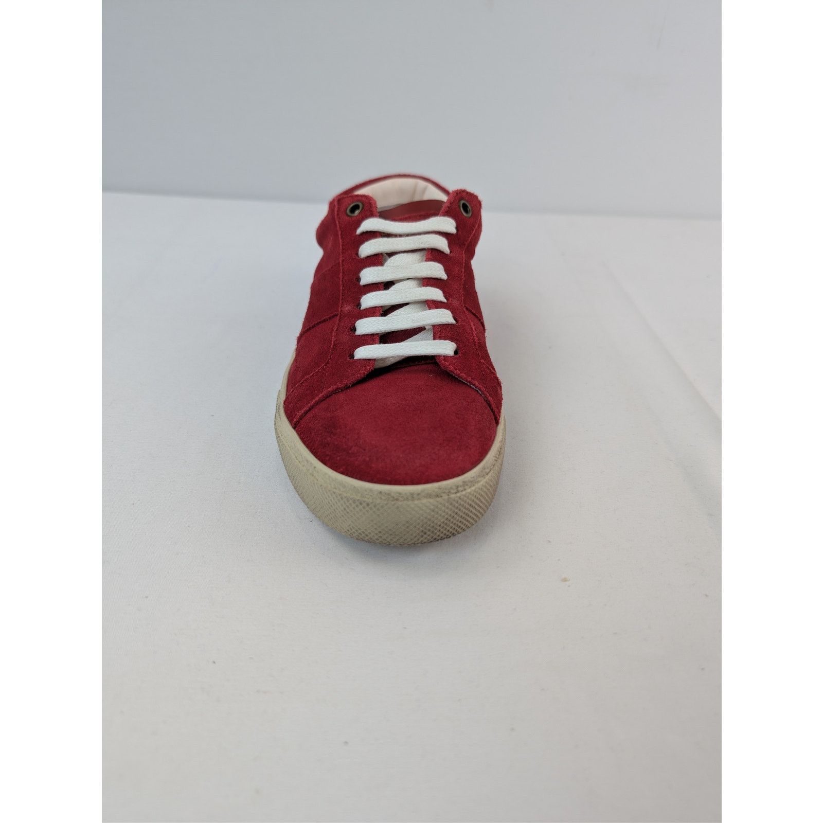 Saint Laurent Paris o1rshd1 SL/06 Low-Top Sneakers in Red Size US 6 / EU 39 - 12 Thumbnail