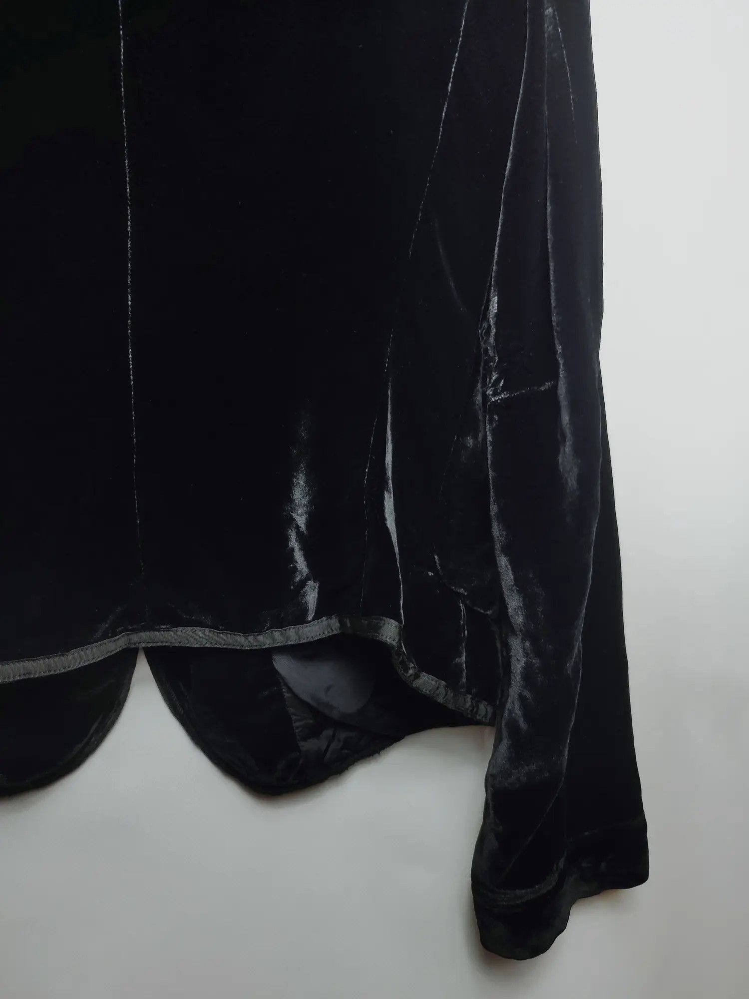 Marithe + Francois Girbaud × Vintage Marithe Francois Girbaud Velour Silk Blazer Size S / US 4 / IT 40 - 9 Thumbnail