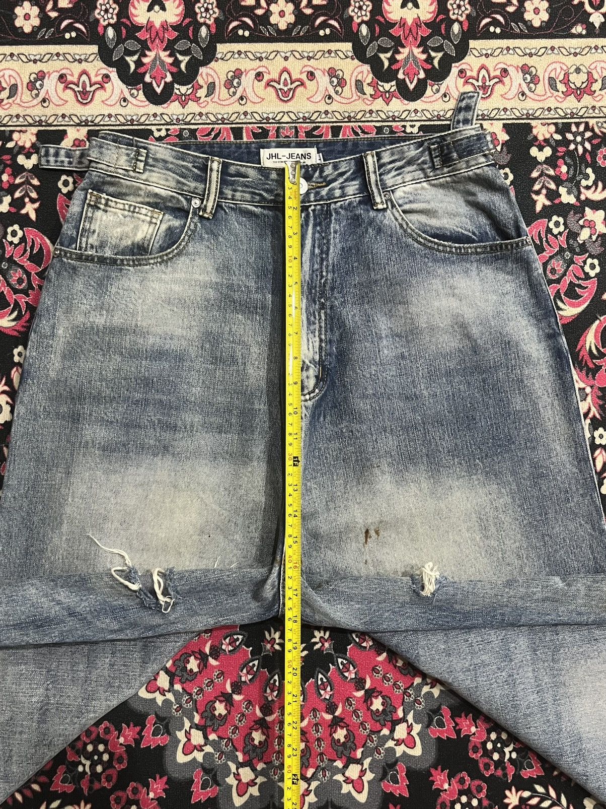 Other ⚡️Baggy⚡️Vintage JHL Jeans Blowout Distress Size US 32 / EU 48 - 15 Thumbnail