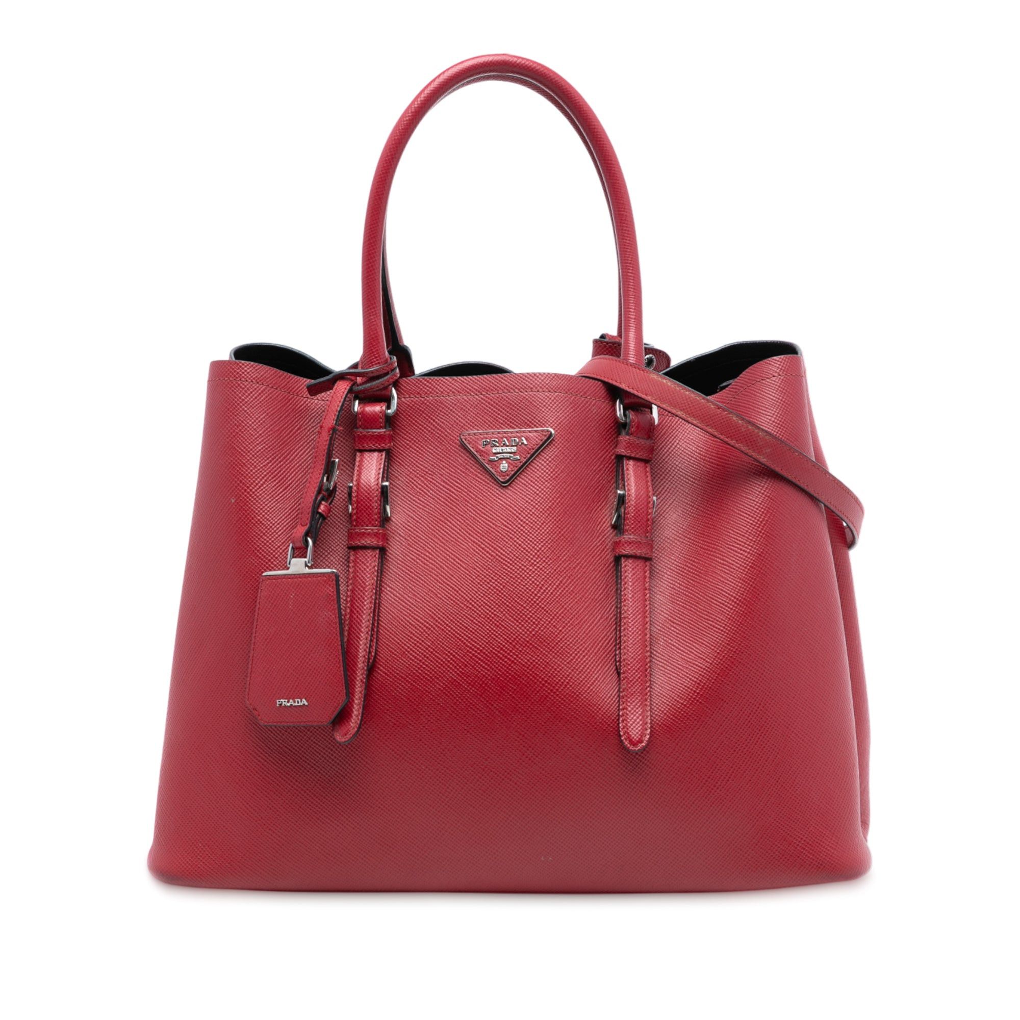 Prada Medium Saffiano Cuir Double Handle Satchel Size ONE SIZE - 1 Thumbnail