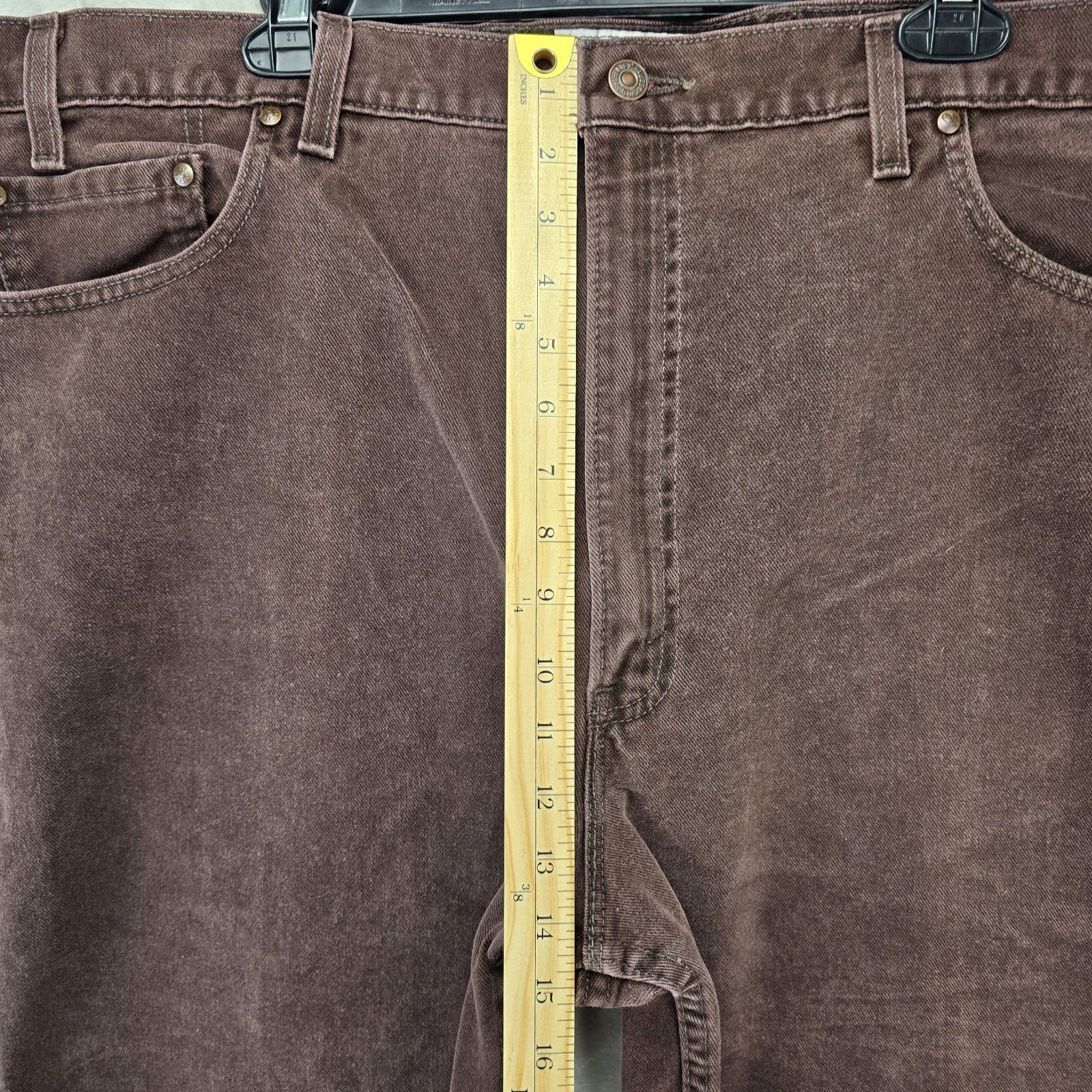 Levi's Vtg Levis 540 Jeans 44x30 (Fits 42x27) Brown Tab USA Made Size US 42 / EU 58 - 14 Thumbnail