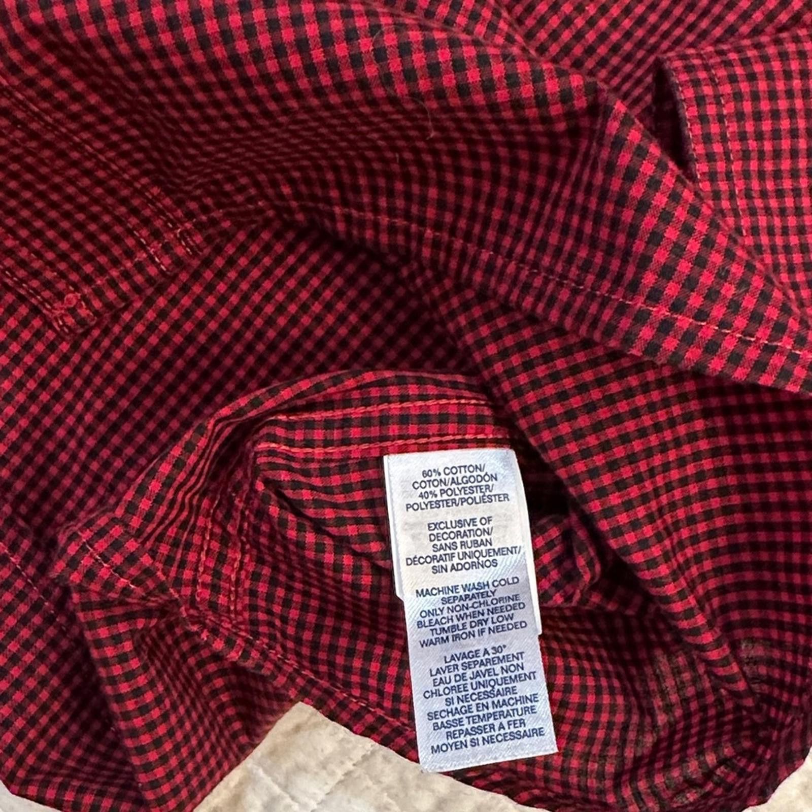 Chaps Chaps XXL Red Plaid Button Down Shirt NWOT Size US XXL / EU 58 / 5 - 5 Thumbnail