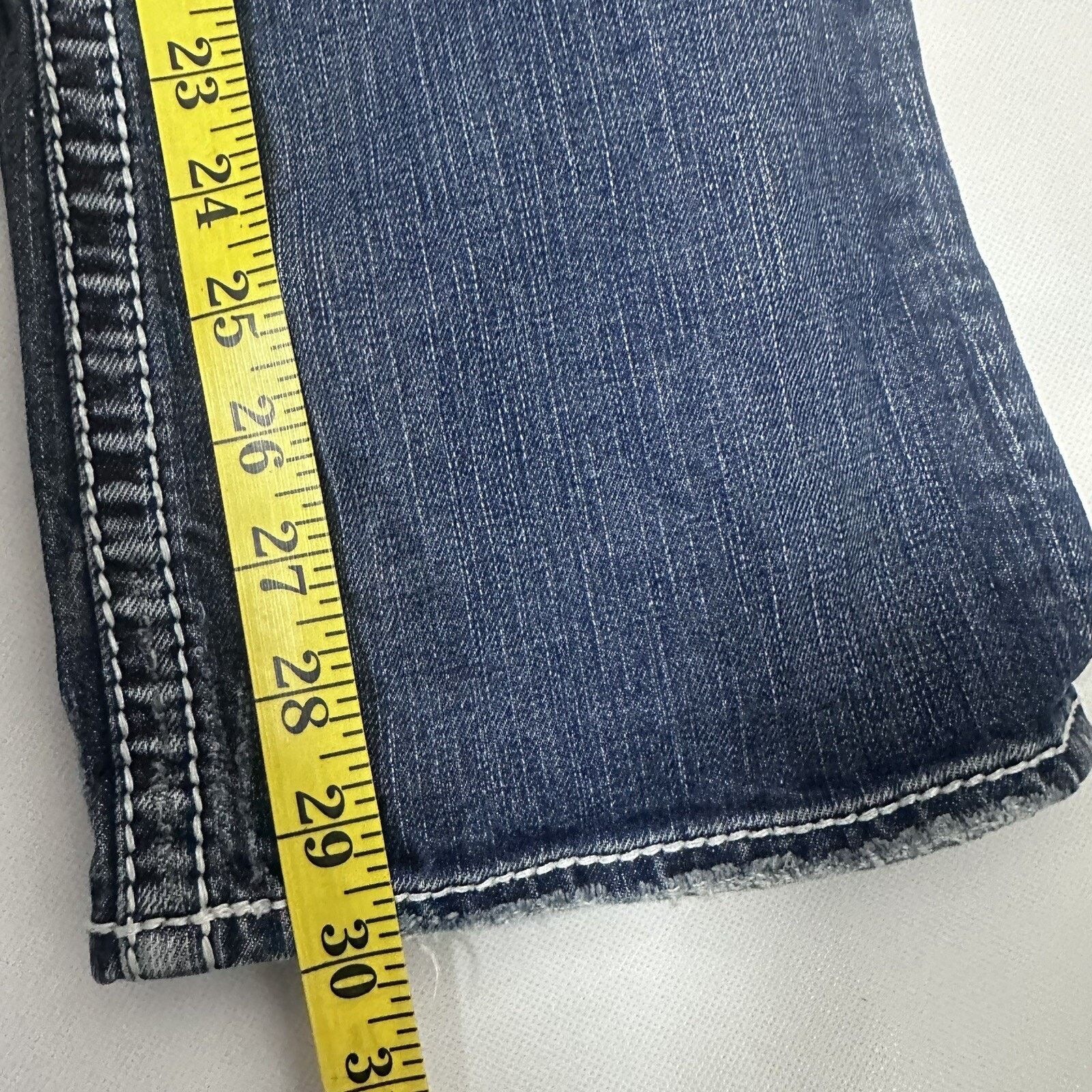 Silver Jeans Co. Silver Aiko Jeans Western Distressed Hip Hugger Bootcut Size 28" / US 6 / IT 42 - 11 Thumbnail