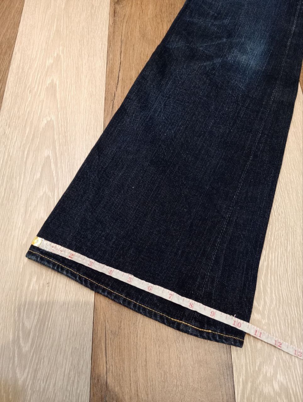 The Flat Head THE FLAT HEAD JAPAN BLUE DENIM FLARED PANTS Size US 36 / EU 52 - 19 Thumbnail