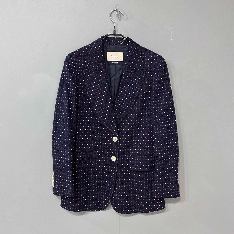 Gucci Gucci Full logo suit 2506-Nextarrow Size 36R - 2 Thumbnail