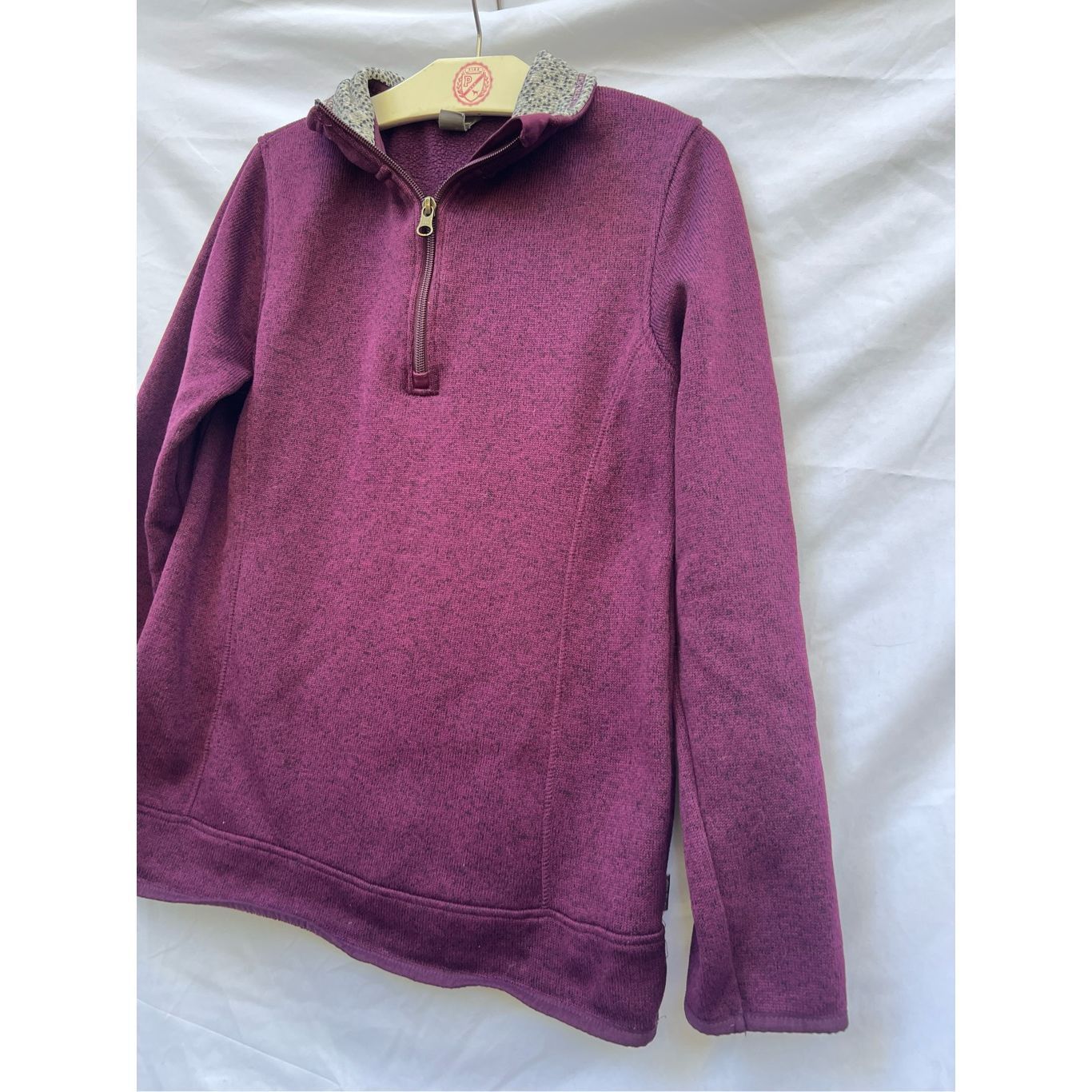Eddie Bauer Eddie Bauer Purple 1/4 Zip Pullover Sweater Woman’s Size Med Size M / US 6-8 / IT 42-44 - 2 Thumbnail