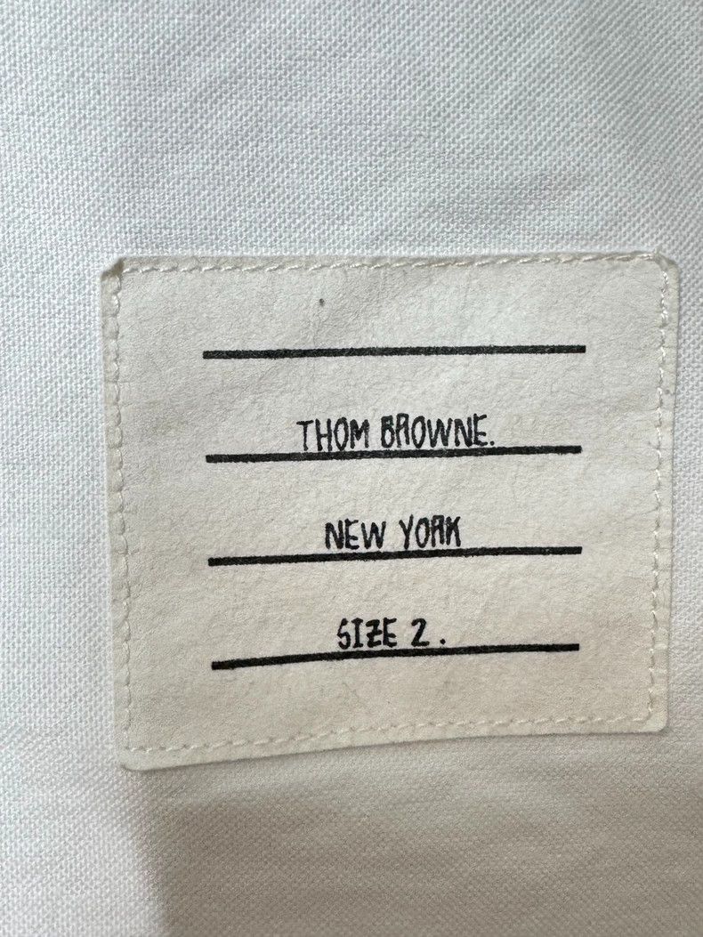 Thom Browne Thom Browne White shirt Size US M / EU 48-50 / 2 - 6 Thumbnail
