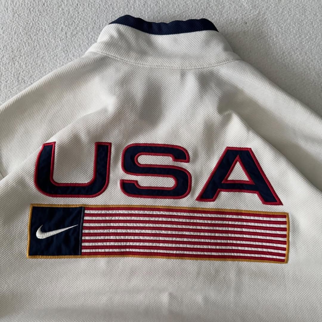 Nike TRACK JACKET NIKE USA VINTAGE 90'S Size US L / EU 52-54 / 3 - 2 Thumbnail
