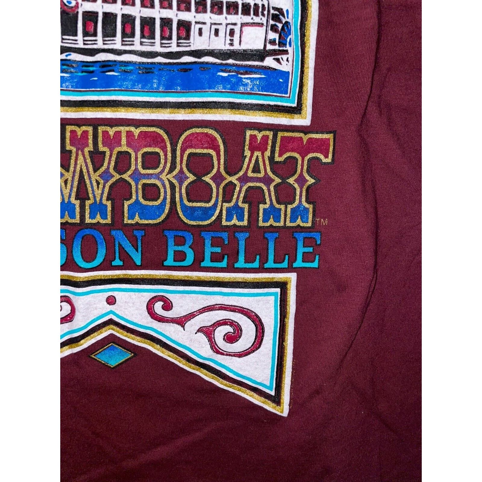 Jerzees Vintage Branson Belle Shirt Showboat Show Boat Tee 90s VTG M Size US M / EU 48-50 / 2 - 5 Thumbnail