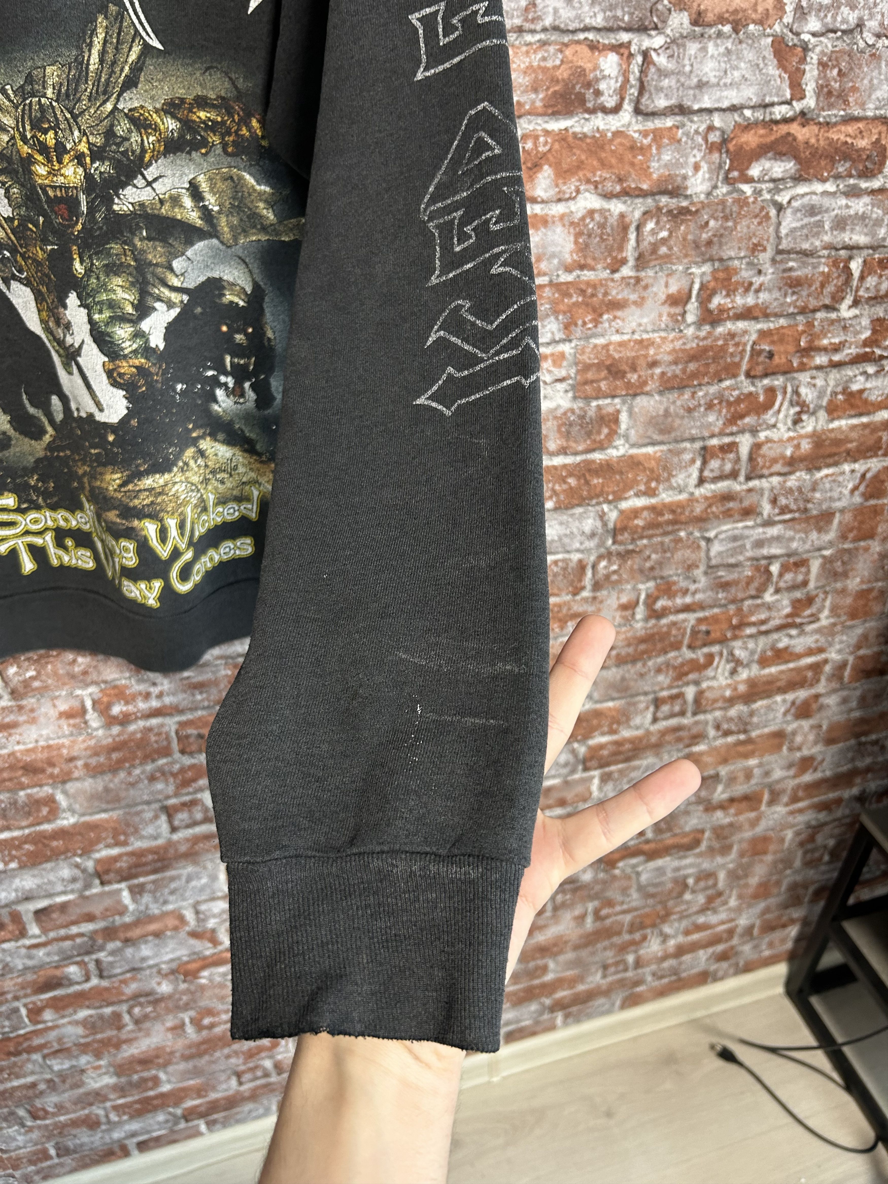 Band Tees Vintage 90s Iced Earth Rock Band Custom Sweatshirt Size US XL / EU 56 / 4 - 24 Thumbnail