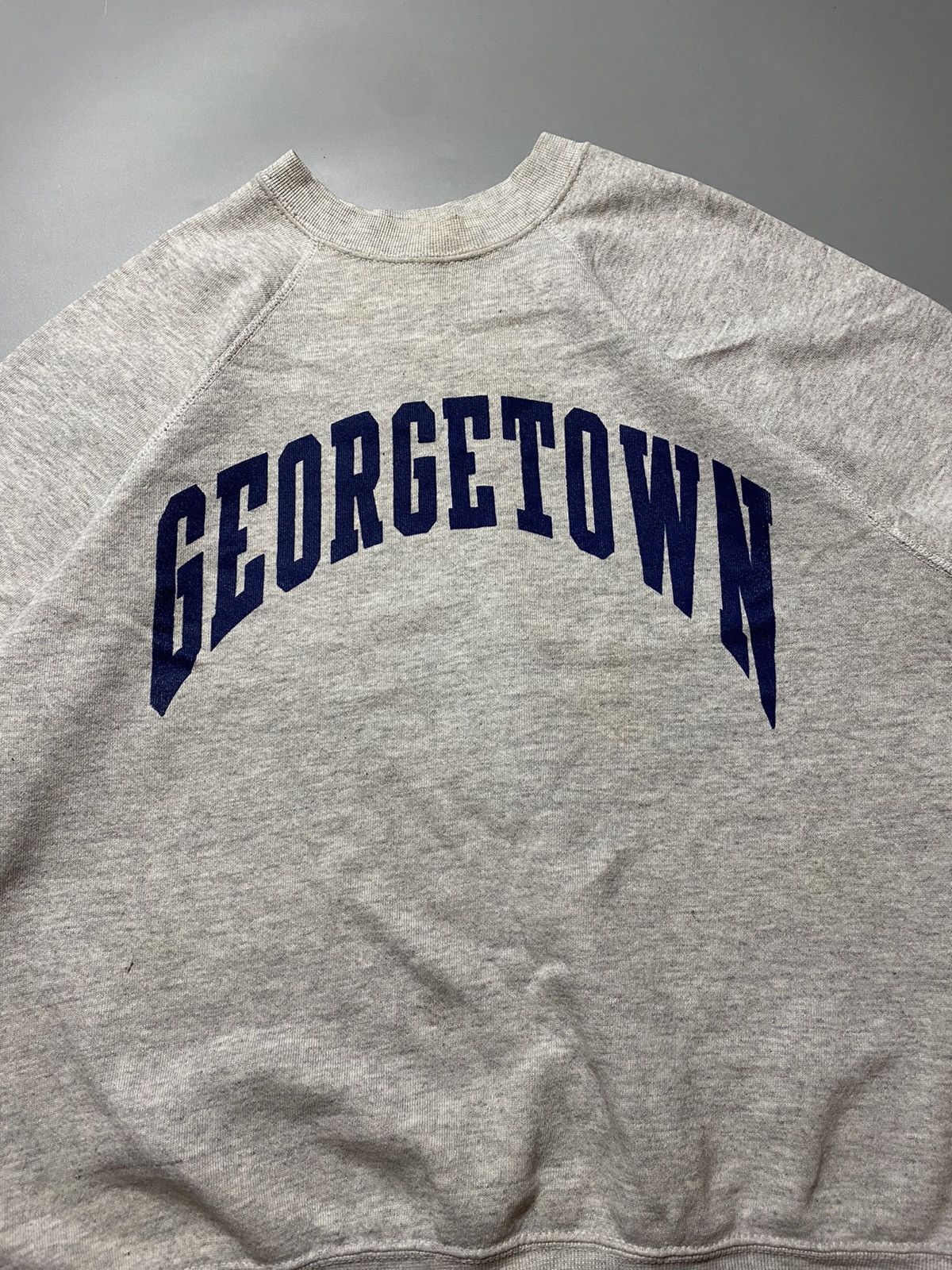 Tultex × Vintage RARE❗️GEORGETOWN UNIVERSITY 90s SWEATSHIRT Size US L / EU 52-54 / 3 - 3 Thumbnail
