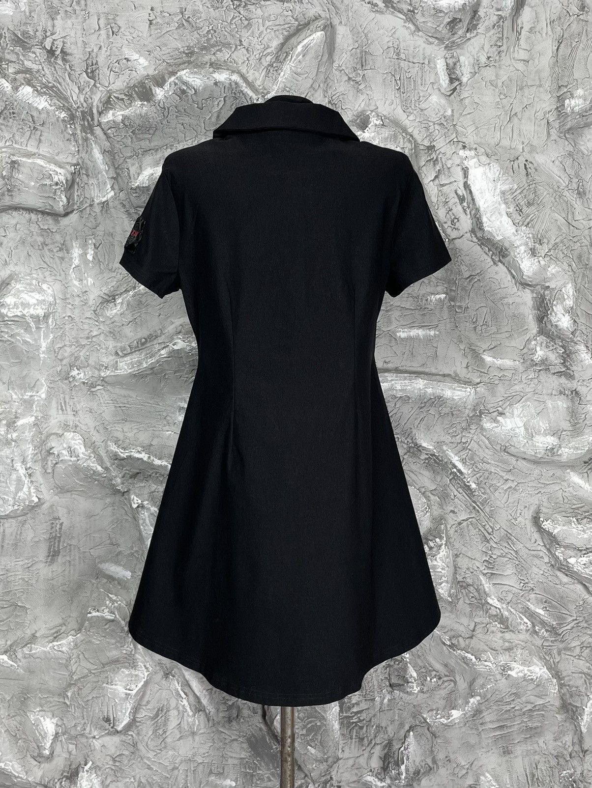 Killstar Killstar Y2K Cats Buttons Dress Gothic Punk Witch Style Size L / US 10 / IT 46 - 4 Thumbnail