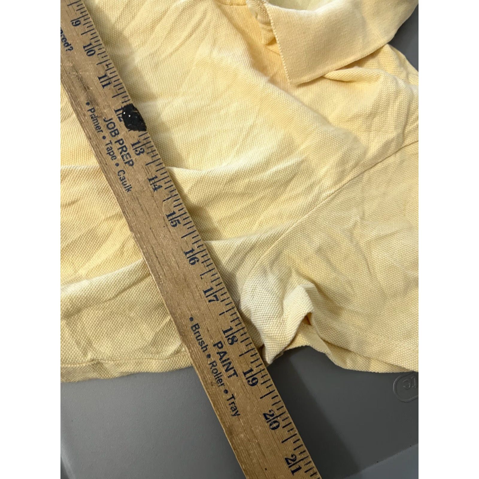 Lands' End VINTAGE Lands' End Polo Shirt Solid Yellow Short Sleeve Women L 14-16 Adult Large Size Shirt Ladies Yellow Polo Size L / US 10 / IT 46 - 5 Thumbnail