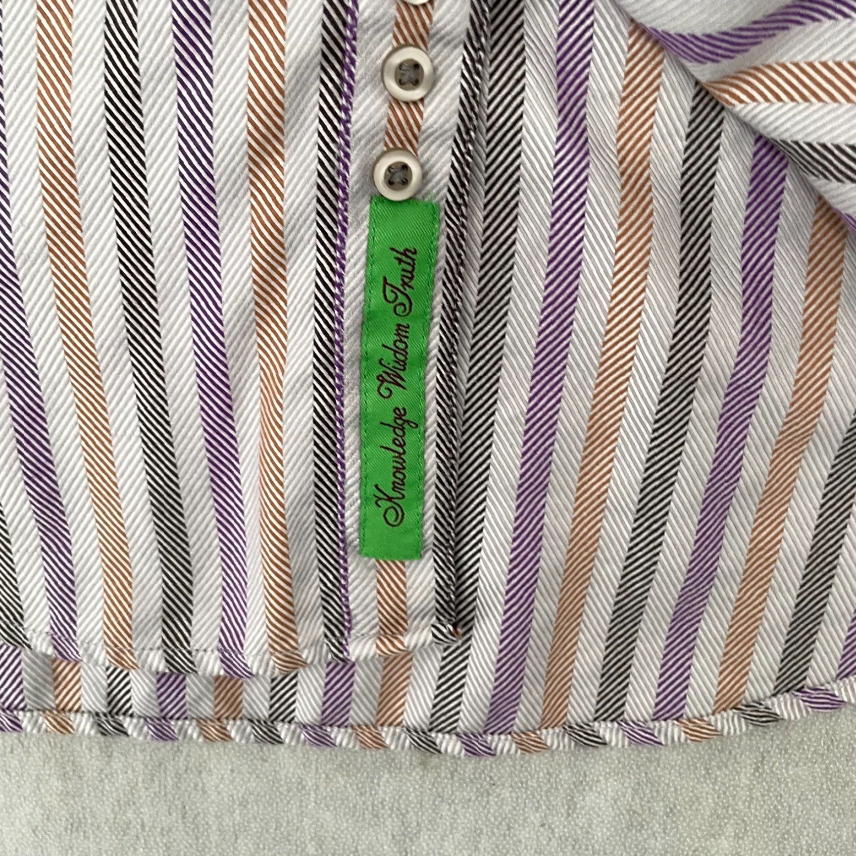 Robert Graham Robert Graham Colorful Striped Button-Up Shirt Adult Large Long Sleeve Mens L Size US L / EU 52-54 / 3 - 5 Thumbnail
