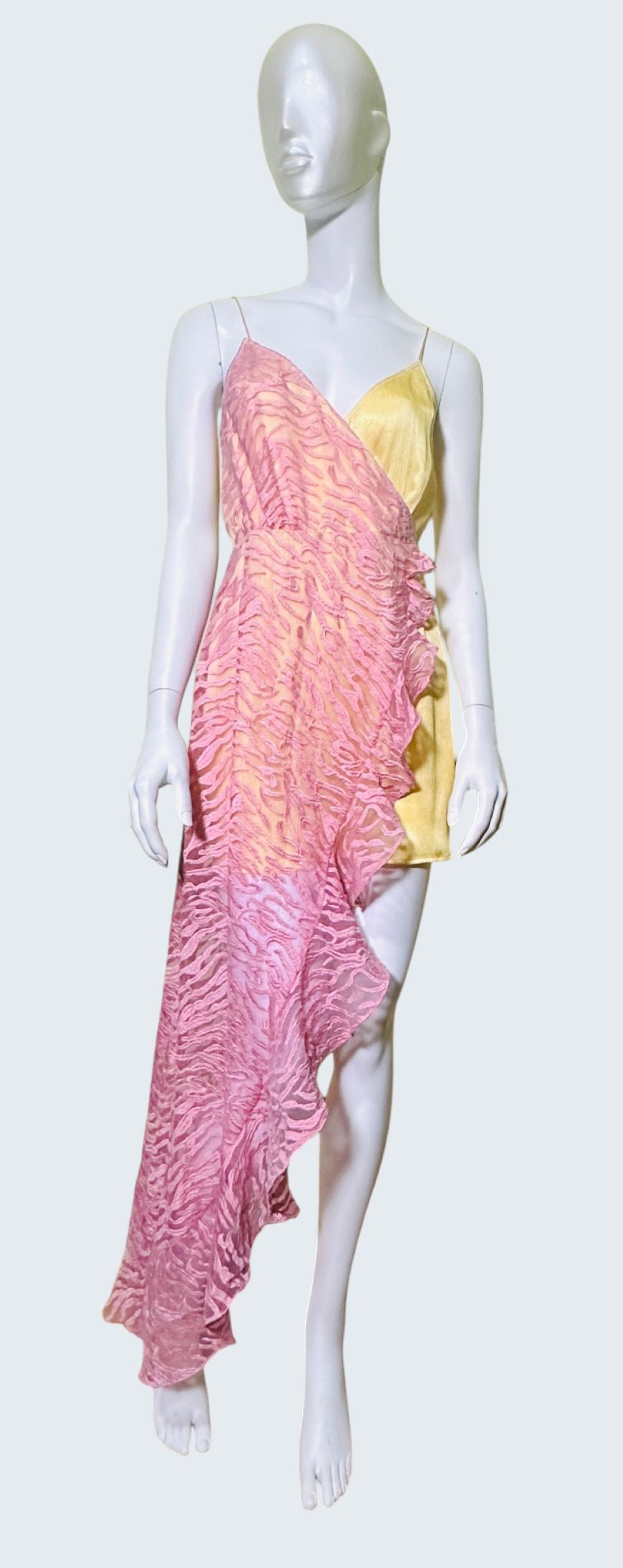 ROTATE Pink Yellow Dress Size XS / US 0-2 / IT 36-38 - 1 Thumbnail
