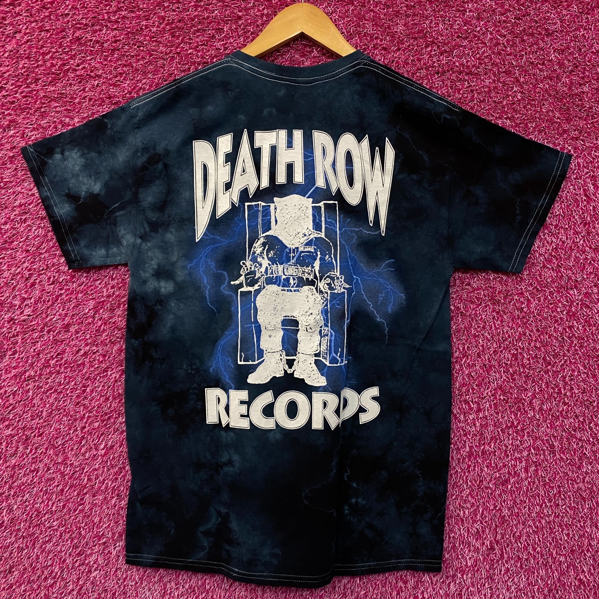 Death Row Records Death Row Records Logo Tie dye blue Tshirt size medium Size US M / EU 48-50 / 2 - 1 Thumbnail
