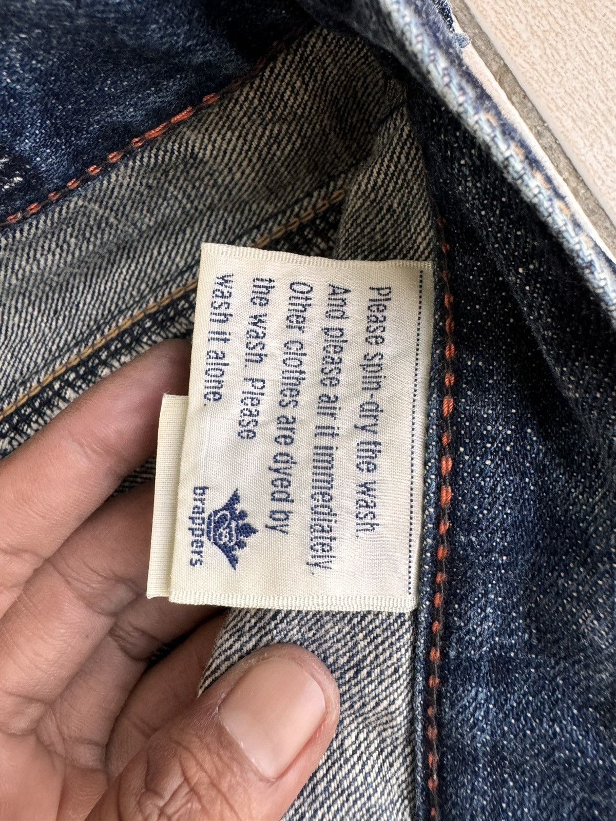 Japanese Brand ⚡️Vintage Japanese Brand Brappers Super Flare Jeans Size US 31 - 12 Thumbnail