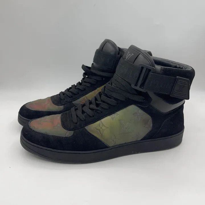 Louis Vuitton Louis Vuitton Rivoli High-Top Sneakers in Black -2508 Size US 8 / EU 41 - 1 Thumbnail