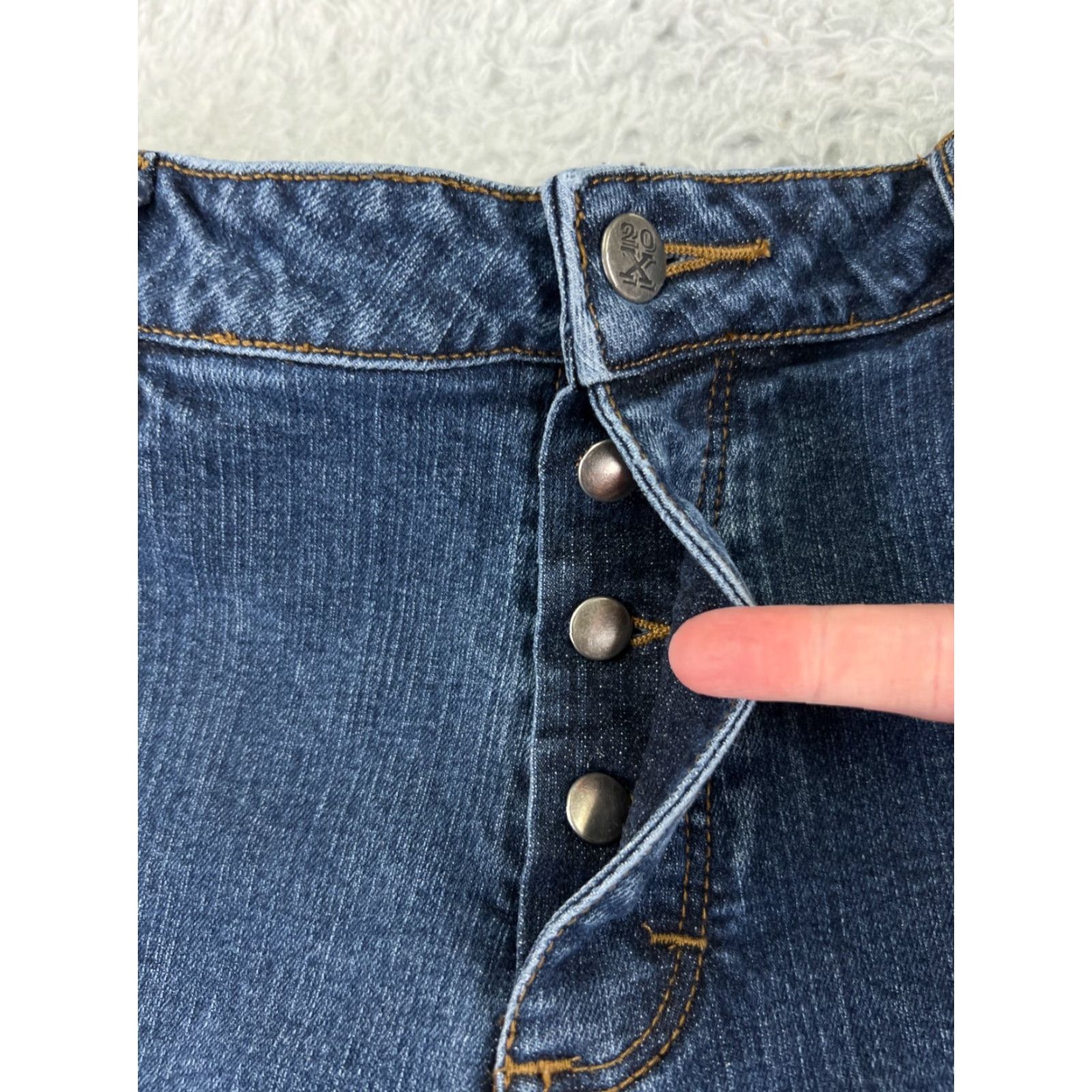 Wrangler VINTAGE Wrangler 20X Jeans Woman Blue Denim Boot Cut 27x30 Cotton Blend Slim Fit 5-Pocket Wrangler 20X Women Jeans Blue Denim Bootcut 27x30 Mens? Size 28" / US 6 / IT 42 - 5 Thumbnail