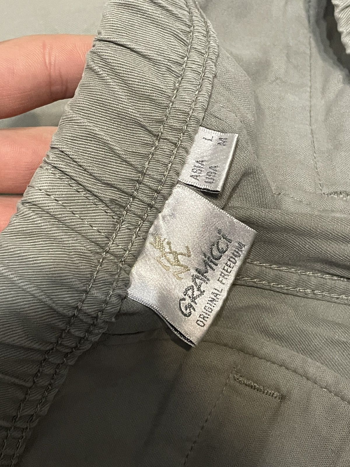 Gramicci Vintage Grammici Belted Wide Leg Gray Pants Junya Miyake Y3 Size US 34 / EU 50 - 16 Thumbnail