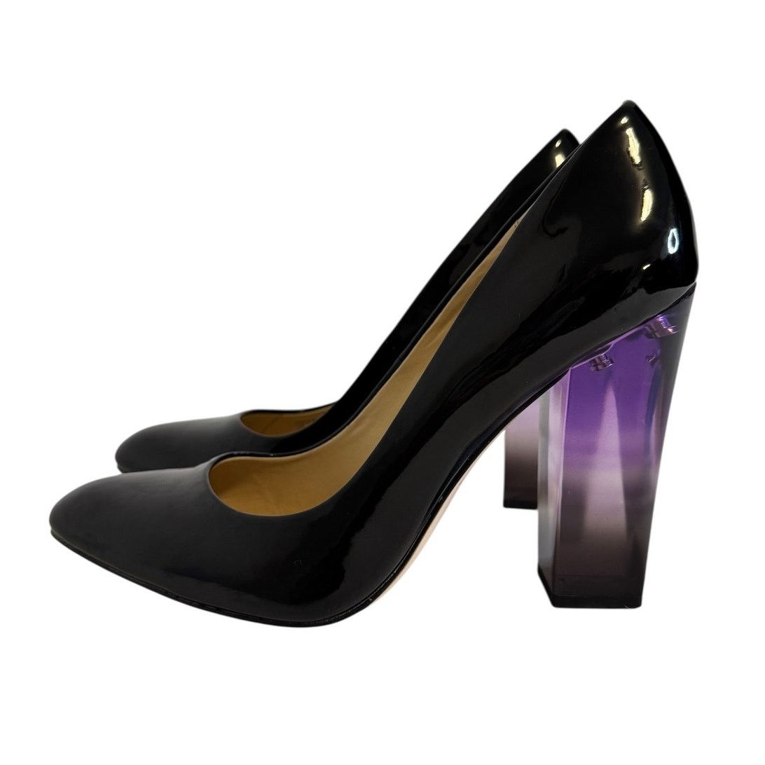 Other Katy Perry A.W. Black Patent Purple Ombre Heel Pump Size 9 Size US 9 / IT 39 - 1 Thumbnail