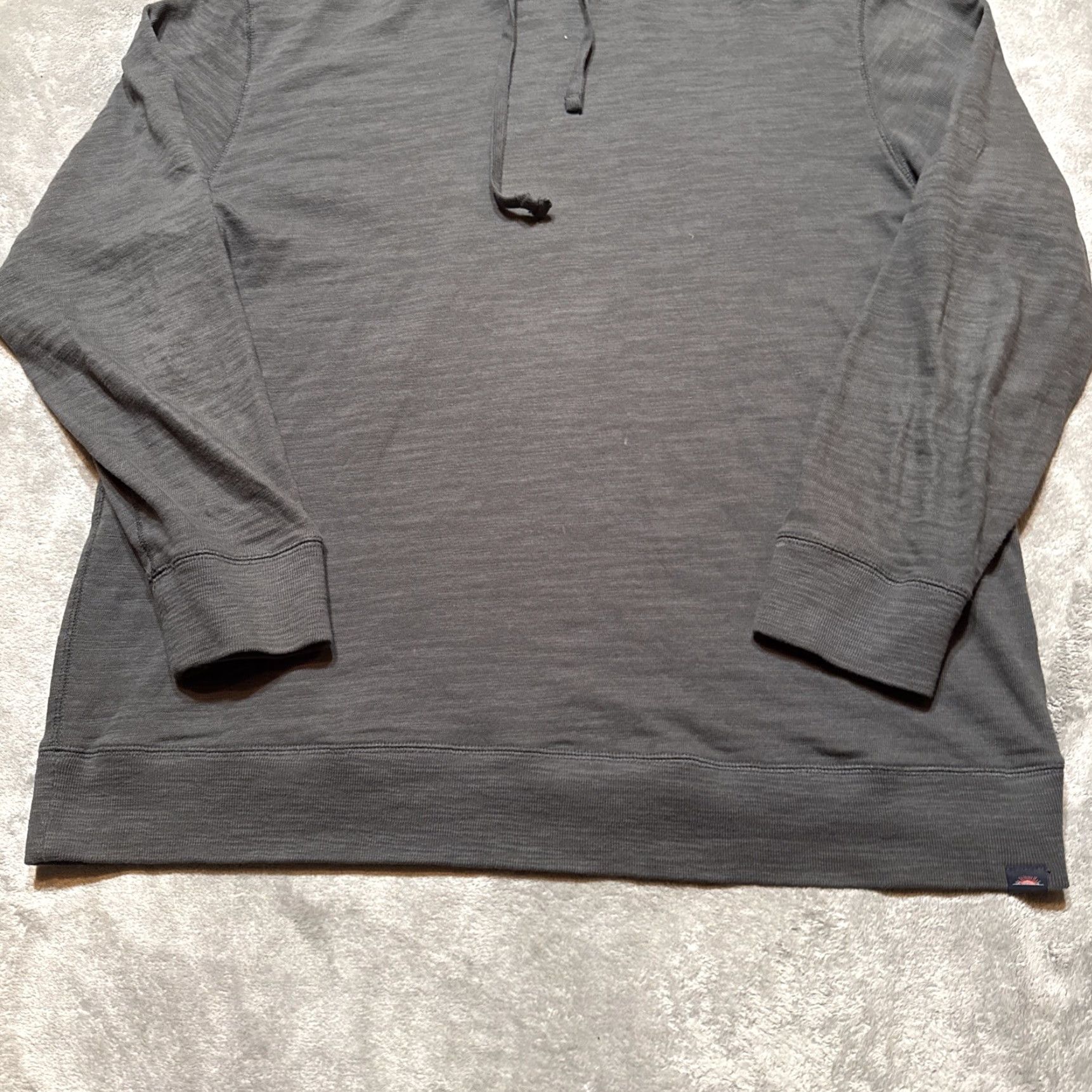 Faherty Faherty Hoodie Mens 2XL Gray Pullover Hooded Sweatshirt Organic Cotton Peru Size US XXL / EU 58 / 5 - 3 Thumbnail