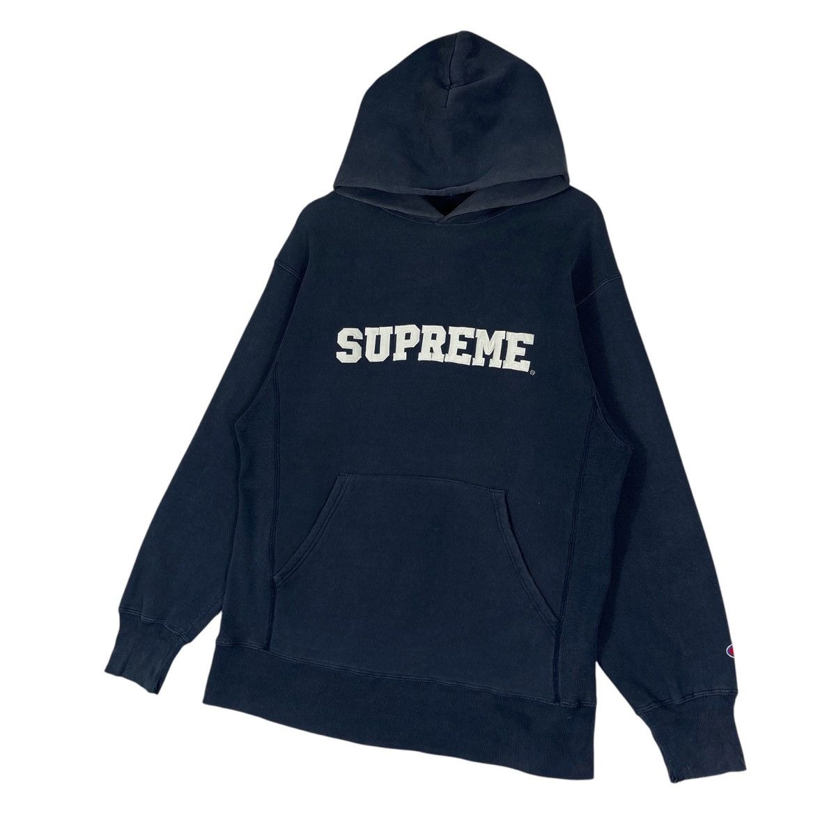 Supreme × Vintage Vintage Champion Supreme Collegiate Hoodie Size US L / EU 52-54 / 3 - 4 Thumbnail