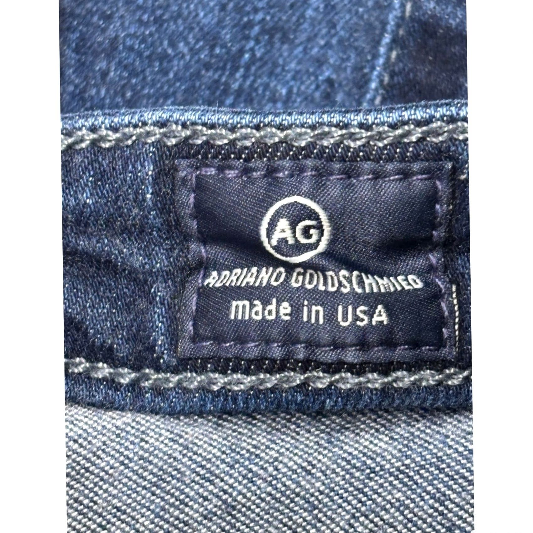Vintage AG Adriano Goldschmied The Premiere Skinny Straight Jeans Dark Wash 32 X 29 USA Womens Jeans Size 24" / US 00 / IT 34 - 5 Thumbnail