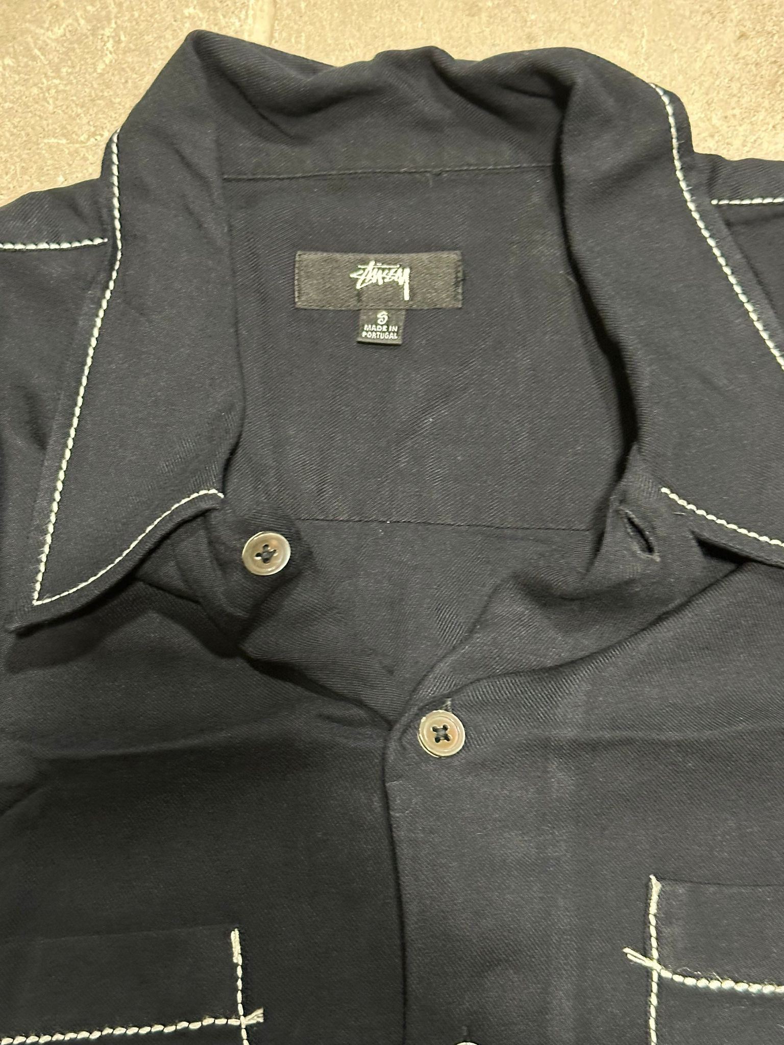 Stussy Stussy Contrast Pick Stitched Short Sleeve Shirt Size US S / EU 44-46 / 1 - 5 Thumbnail