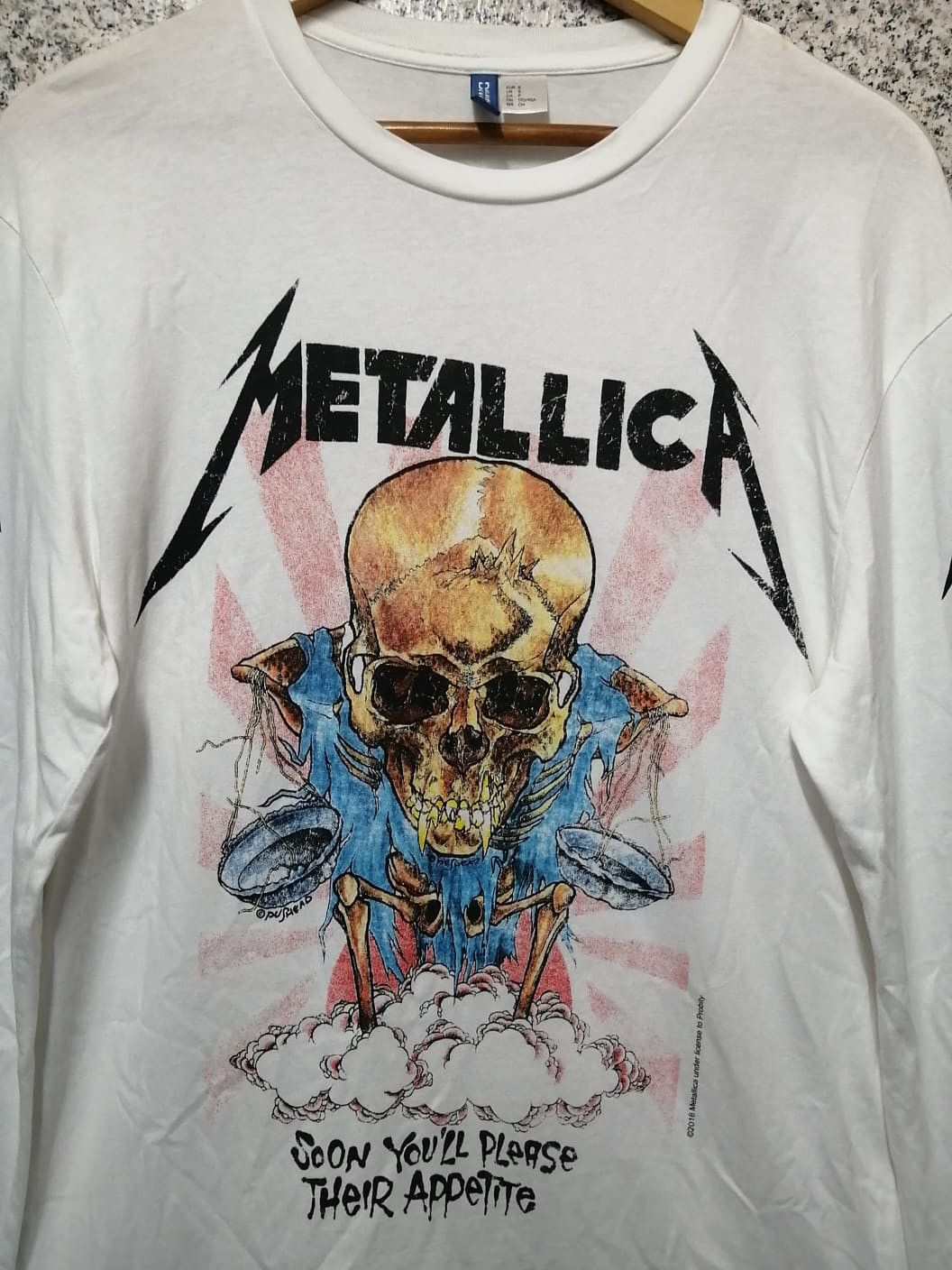 Band Tees × Metallica × Vintage METALLICA PUSHEAD VERY RARE Size US S / EU 44-46 / 1 - 4 Thumbnail