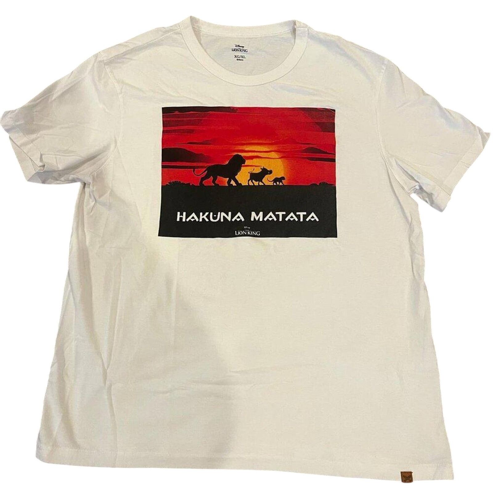Disney Hakuna Matata Lion King Graphic Tee XL Size US XL / EU 56 / 4 - 1 Preview