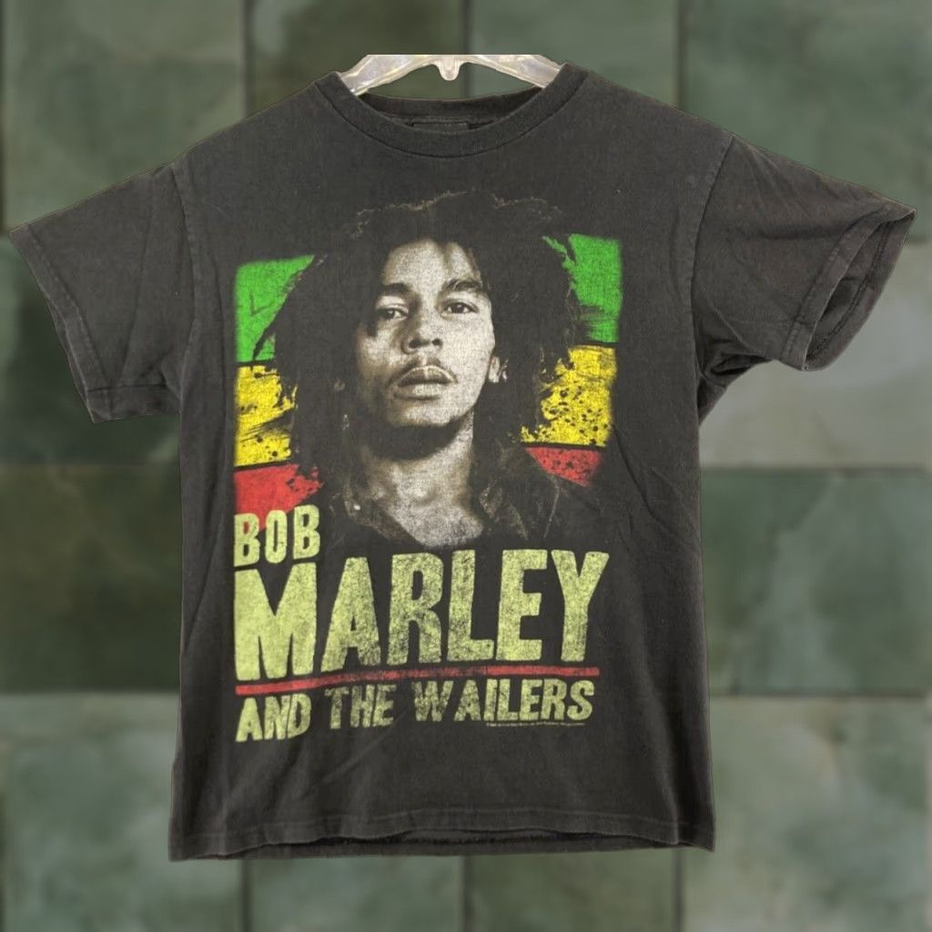 Vintage Bob Marley And The Wailers Band Tee Small Black Reggae Shirt Size US S / EU 44-46 / 1 - 1 Thumbnail