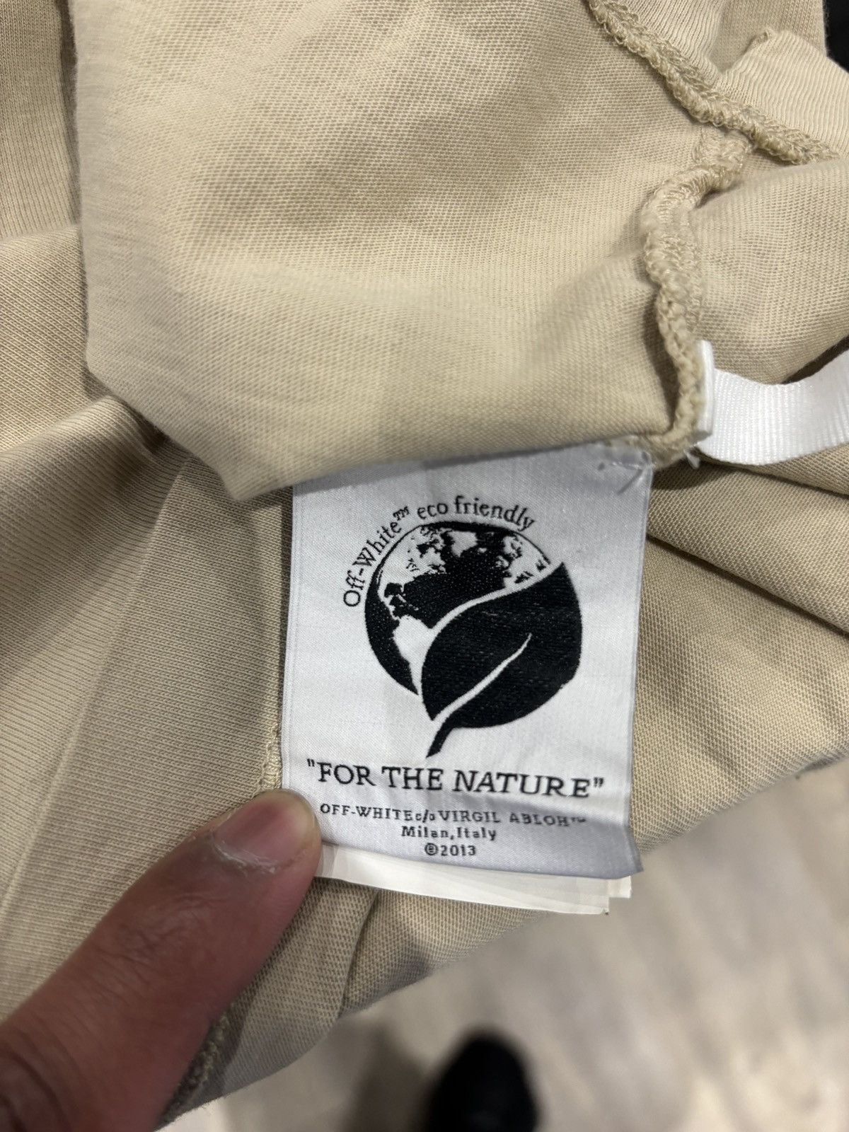 Off-White Off-White Graffiti Logo Shirt Tan Size: M Size US M / EU 48-50 / 2 - 7 Thumbnail