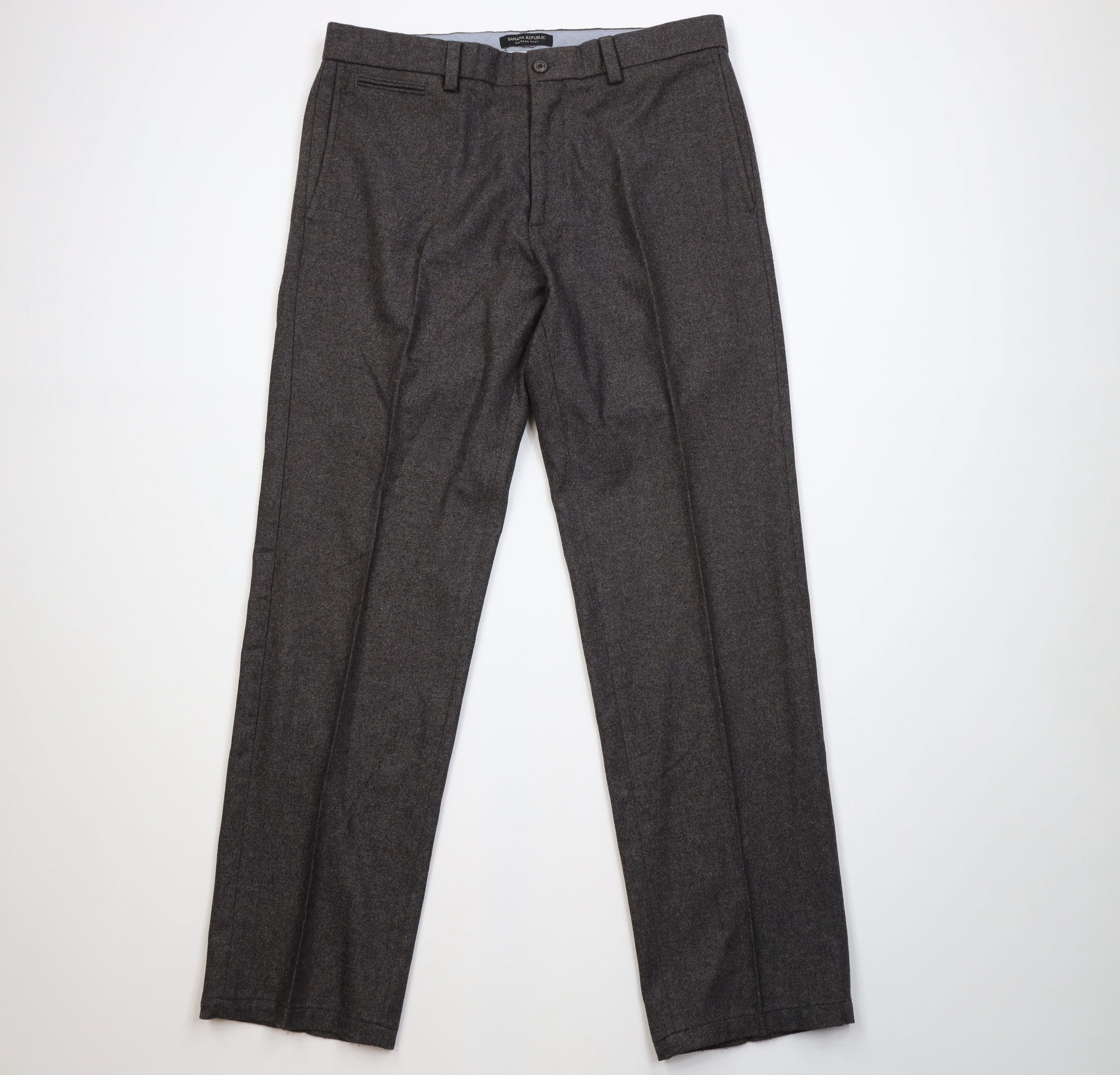 Banana Republic Banana Republic Fides Flannel Wool Blend Emerson Chino Pants Size US 34 / EU 50 - 1 Thumbnail